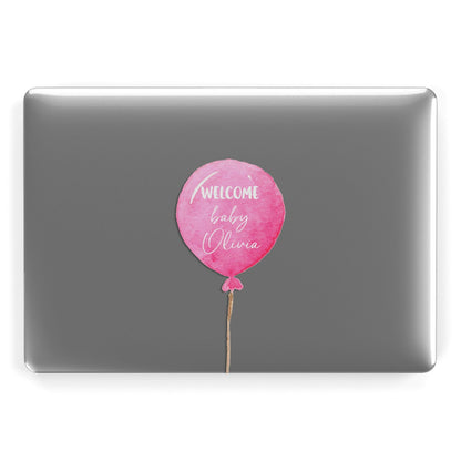 Welcome Baby Girl Balloon Apple MacBook Case