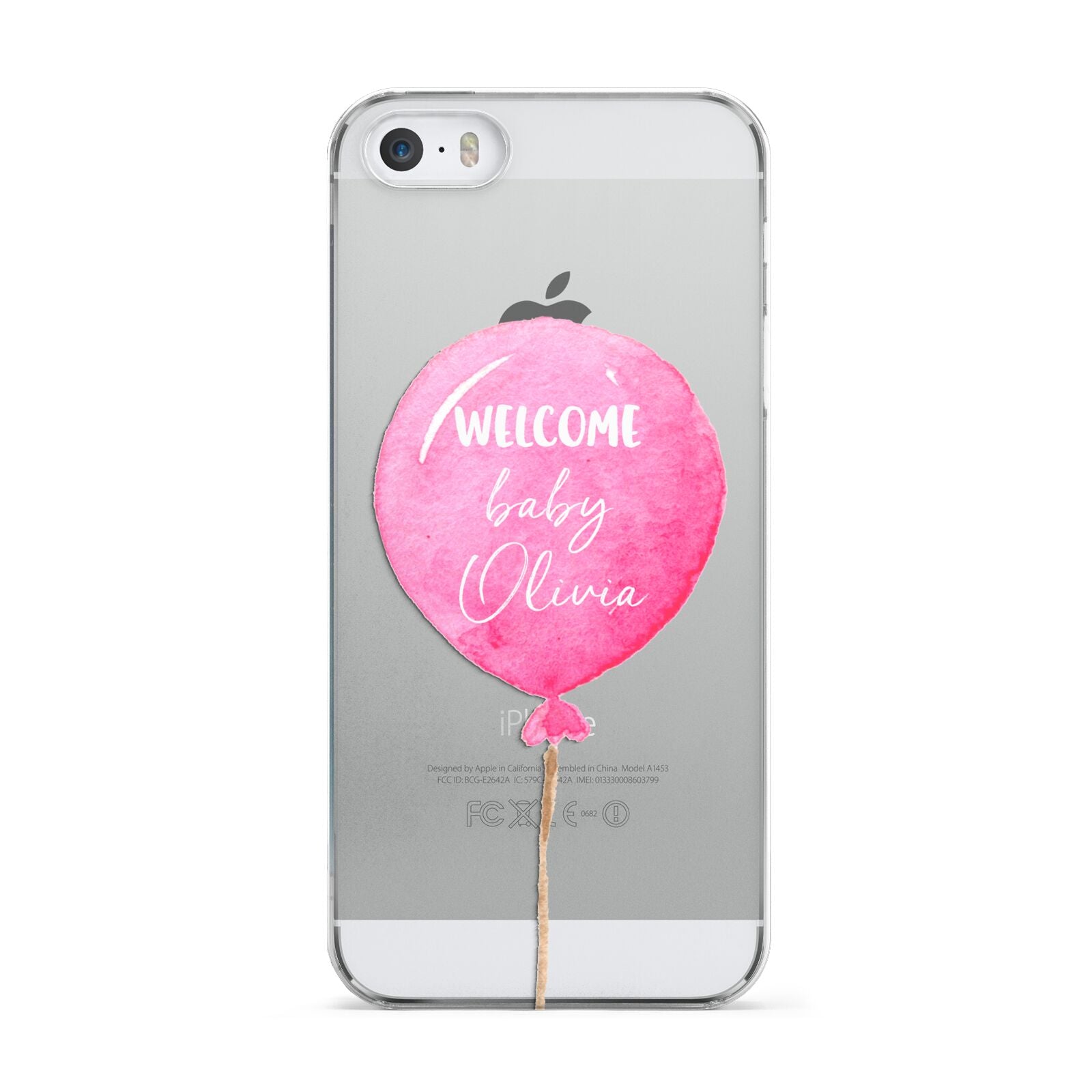 Welcome Baby Girl Balloon Apple iPhone 5 Case