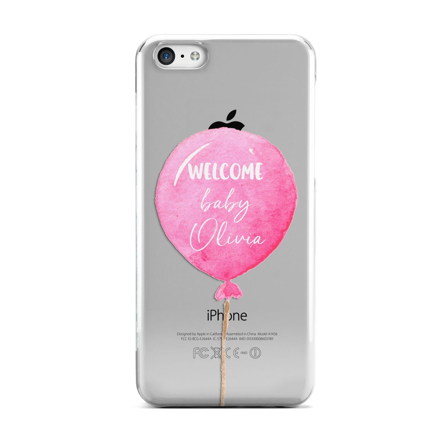 Welcome Baby Girl Balloon Apple iPhone 5c Case