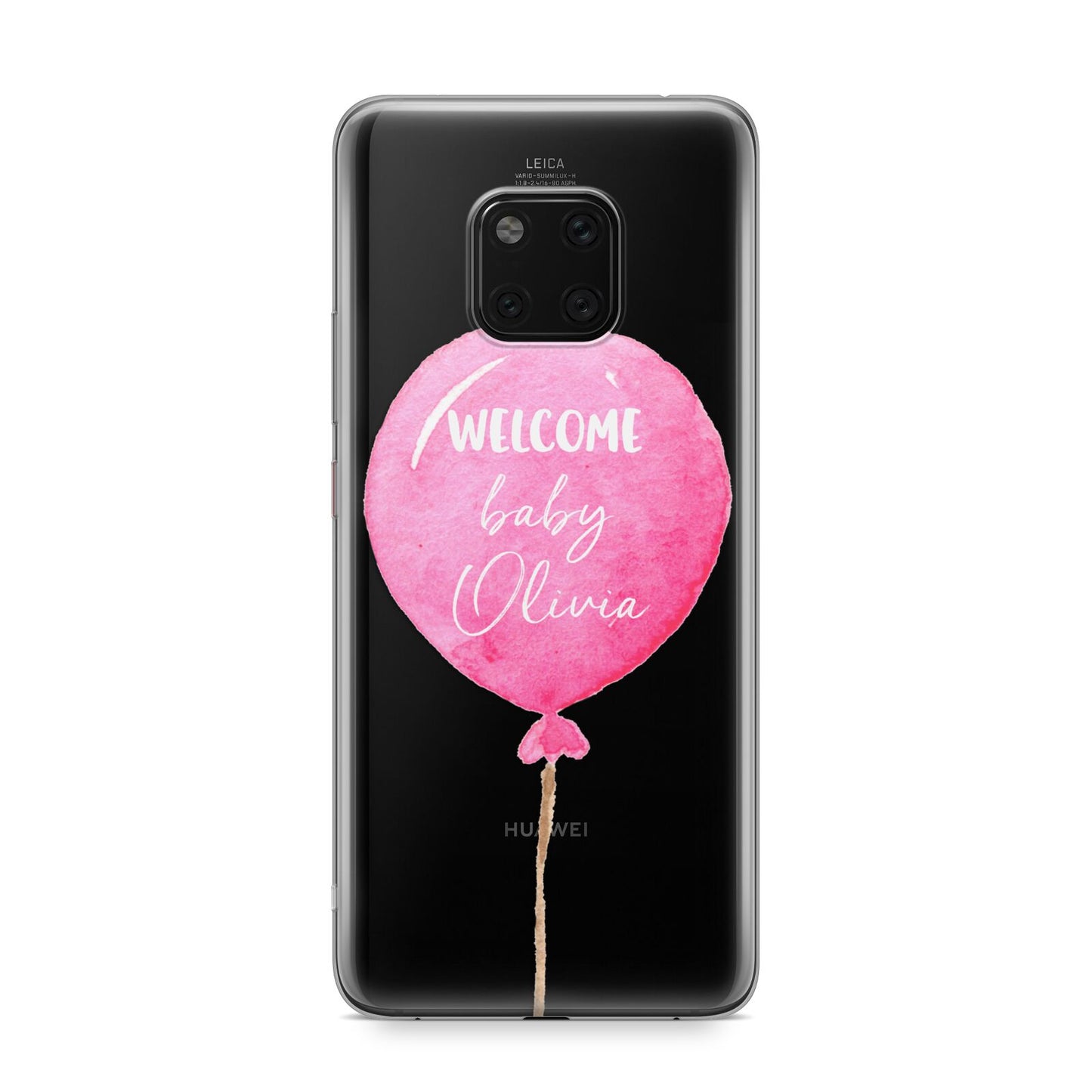 Welcome Baby Girl Balloon Huawei Mate 20 Pro Phone Case