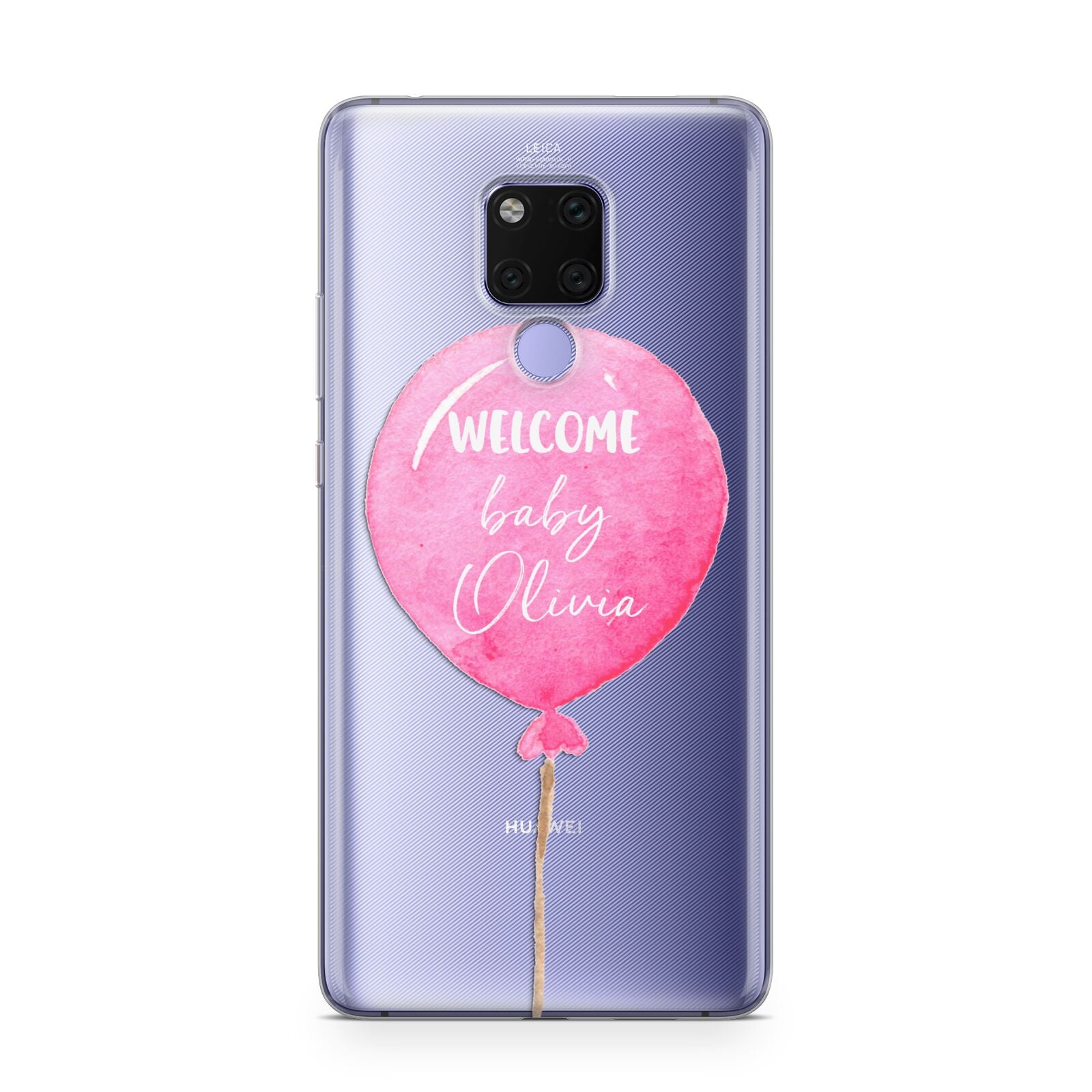 Welcome Baby Girl Balloon Huawei Mate 20X Phone Case