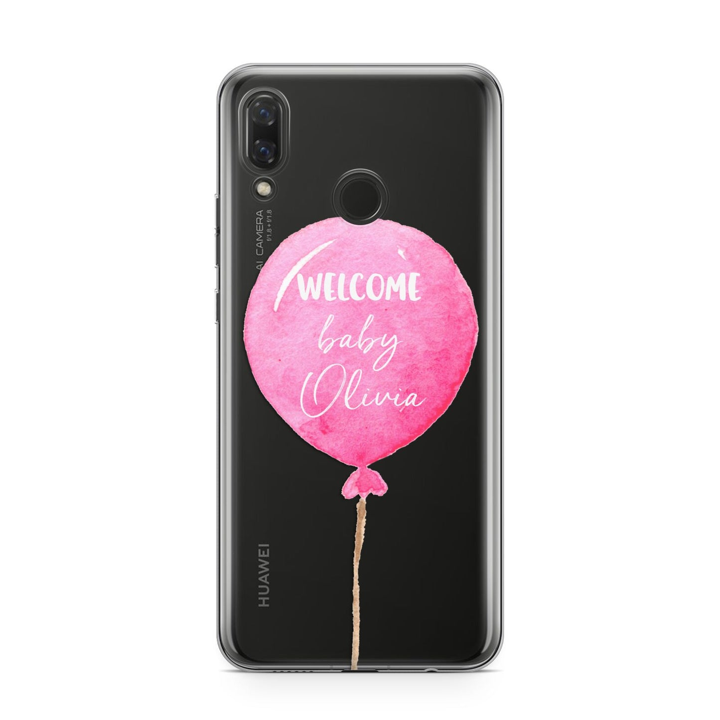 Welcome Baby Girl Balloon Huawei Nova 3 Phone Case