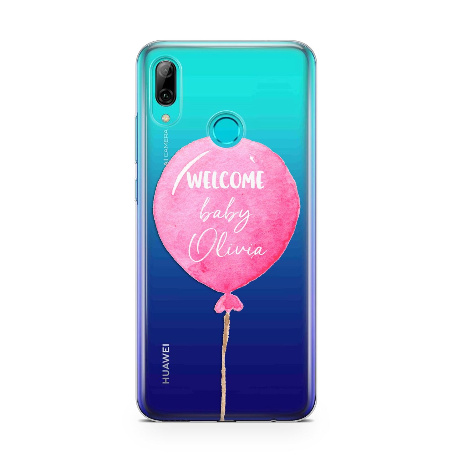 Welcome Baby Girl Balloon Huawei P Smart 2019 Case