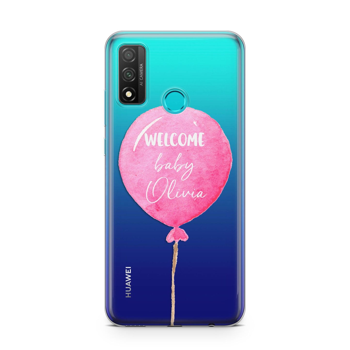 Welcome Baby Girl Balloon Huawei P Smart 2020