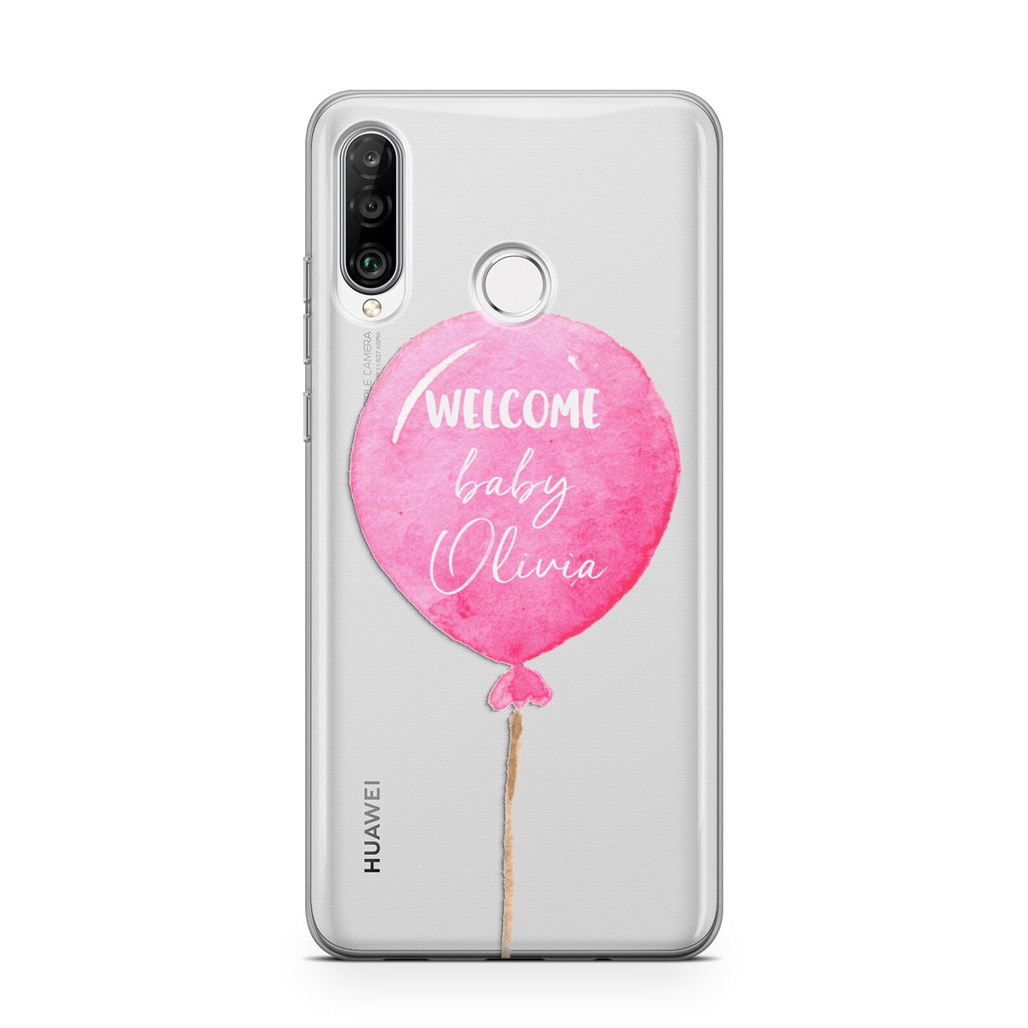 Welcome Baby Girl Balloon Huawei P30 Lite Phone Case