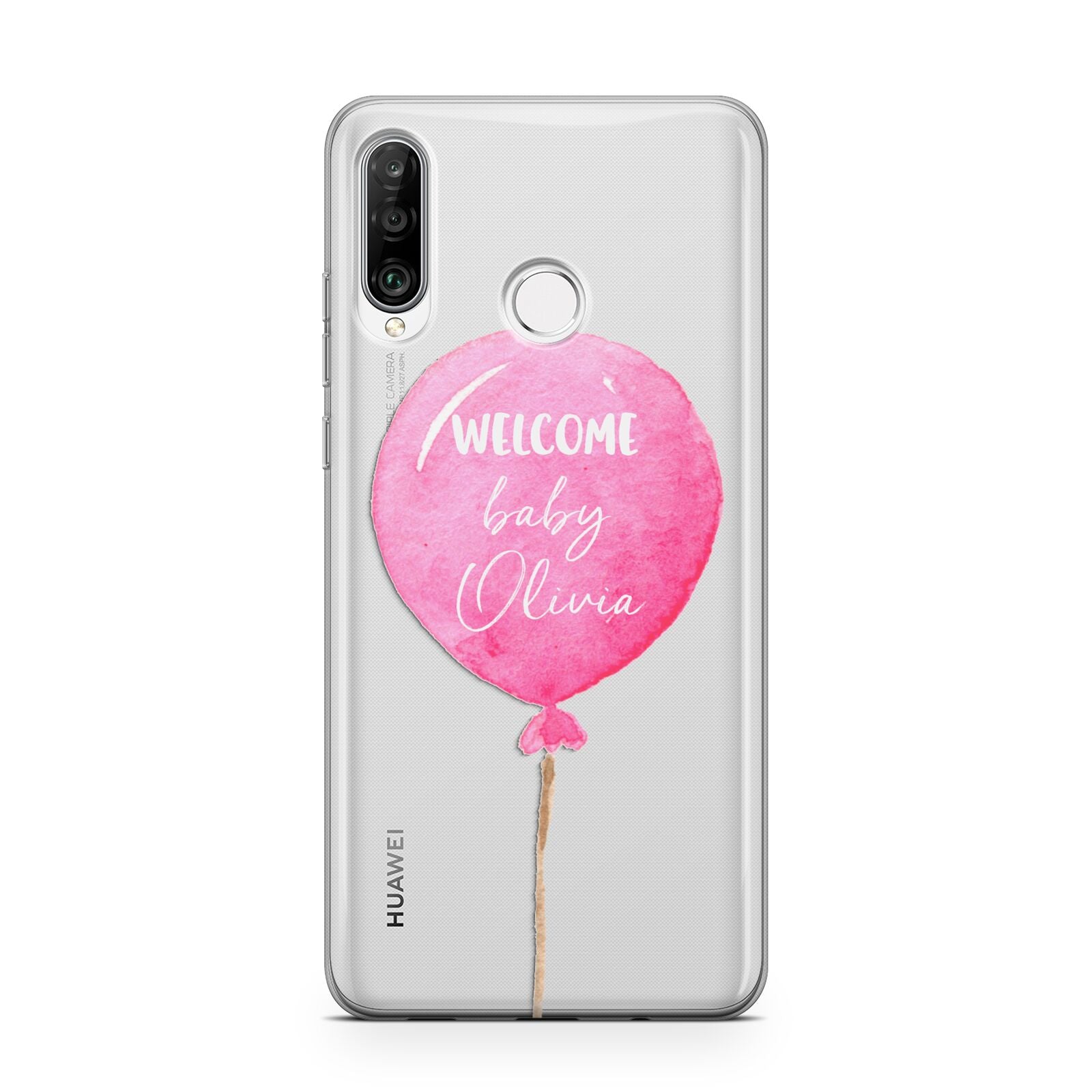 Welcome Baby Girl Balloon Huawei P30 Lite Phone Case