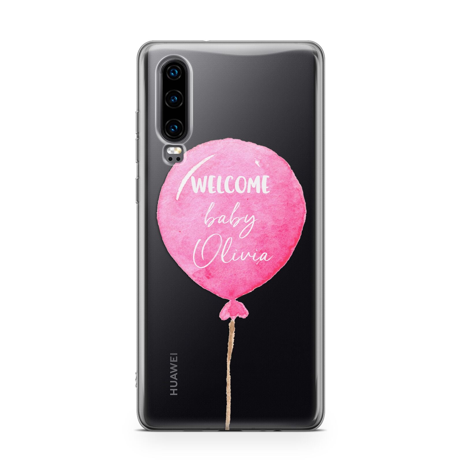 Welcome Baby Girl Balloon Huawei P30 Phone Case