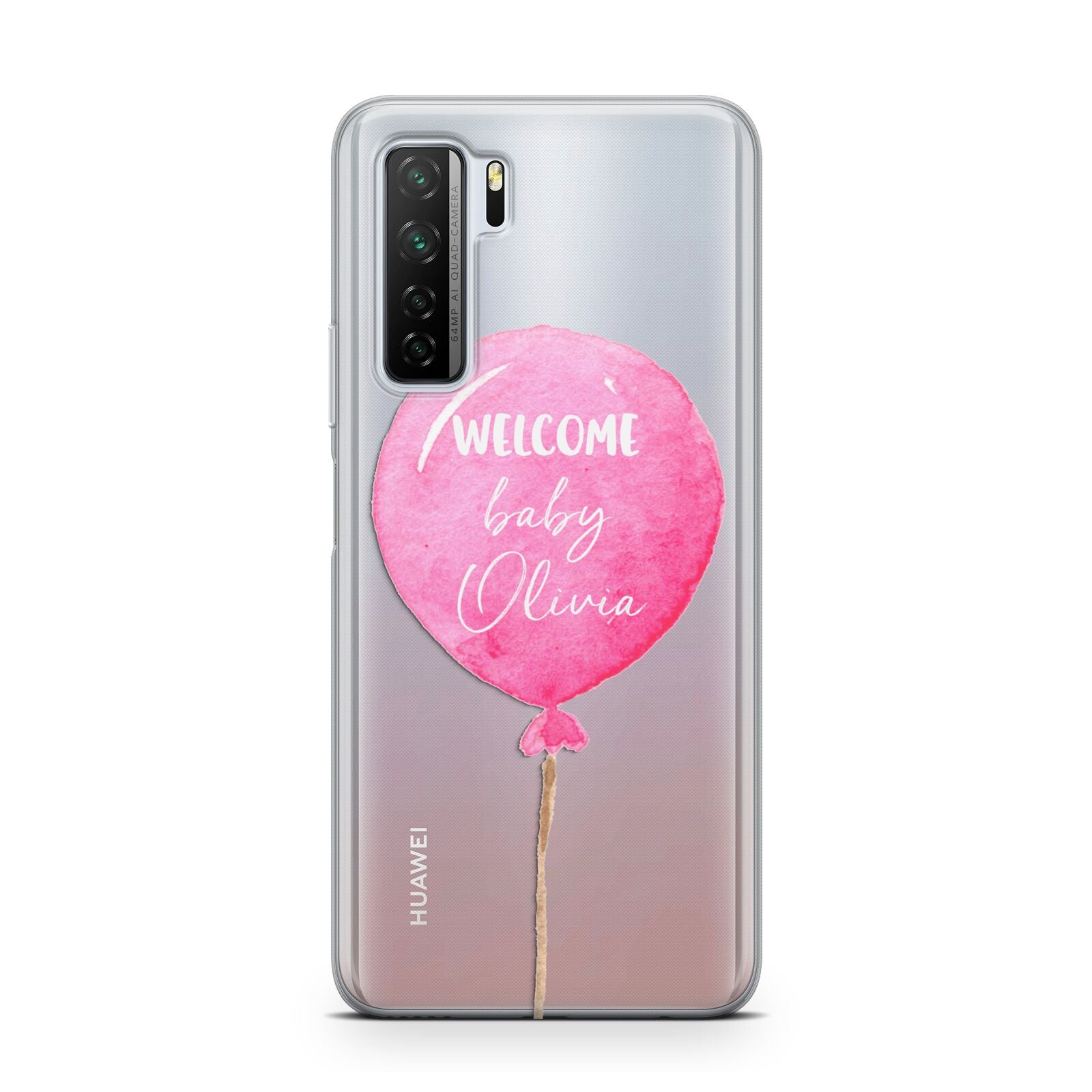 Welcome Baby Girl Balloon Huawei P40 Lite 5G Phone Case