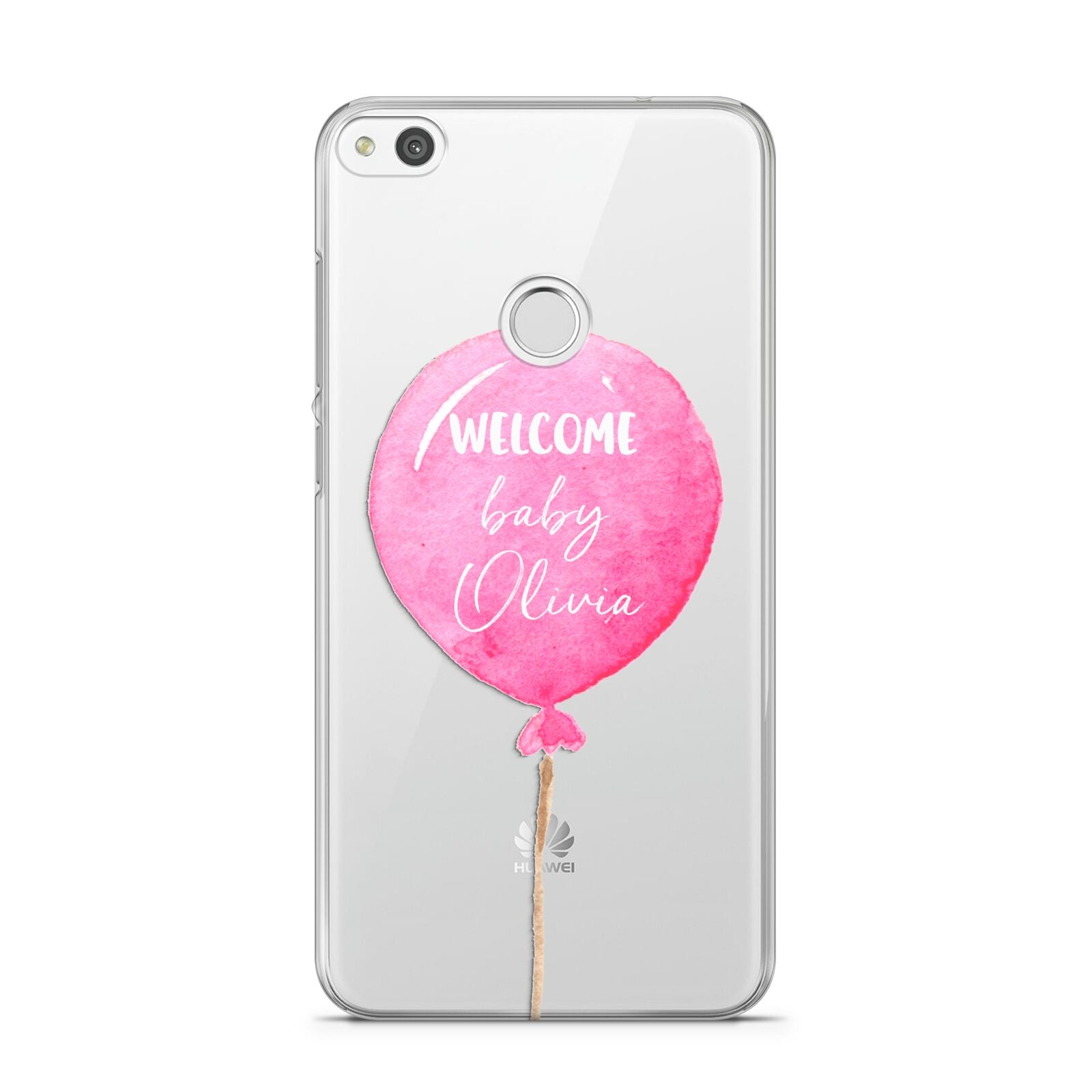 Welcome Baby Girl Balloon Huawei P8 Lite Case