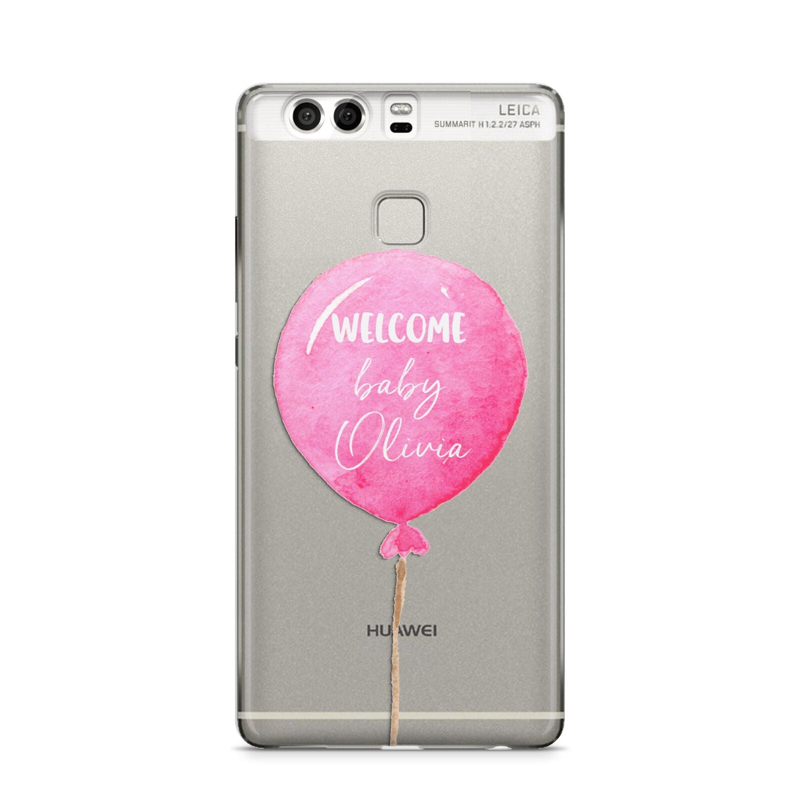 Welcome Baby Girl Balloon Huawei P9 Case