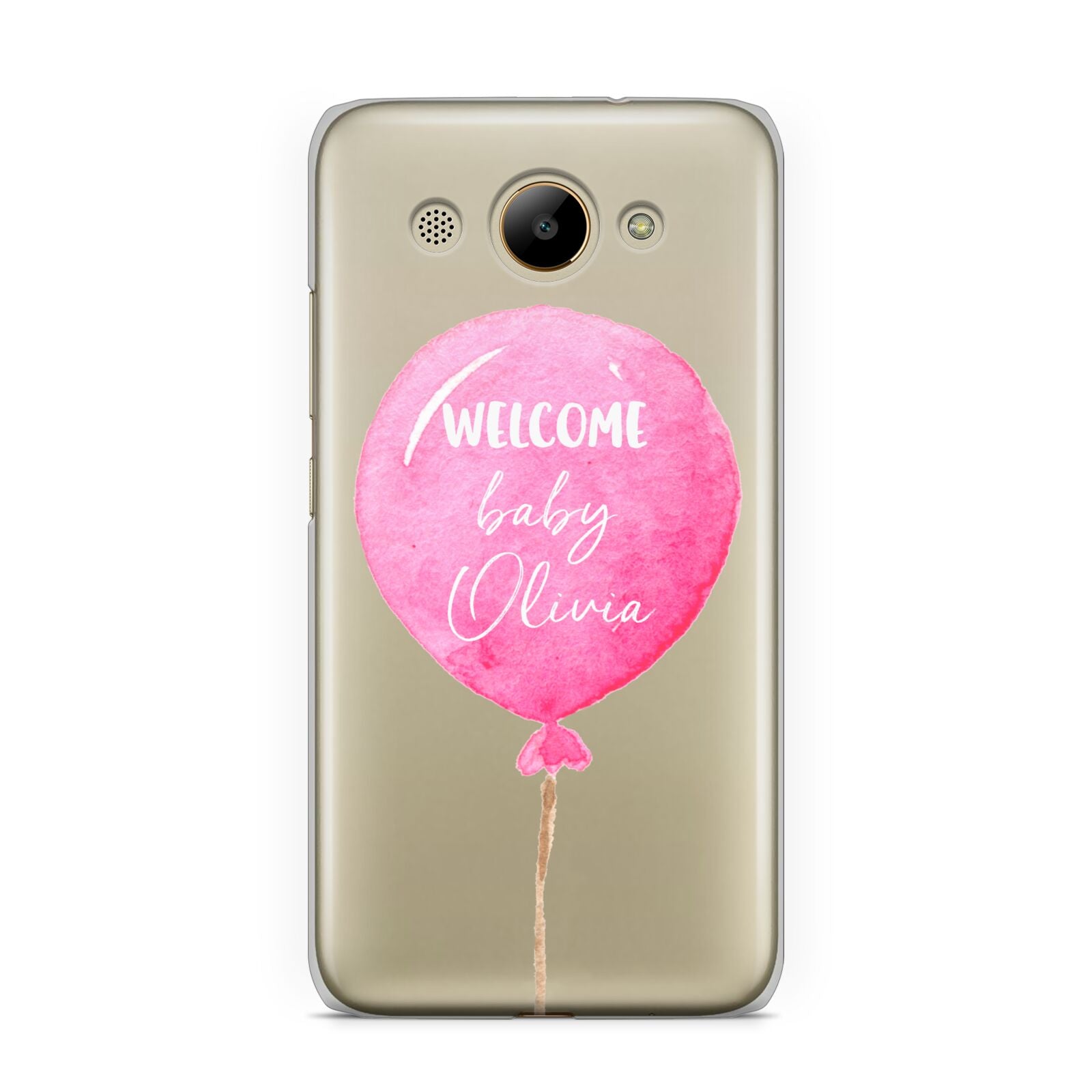 Welcome Baby Girl Balloon Huawei Y3 2017