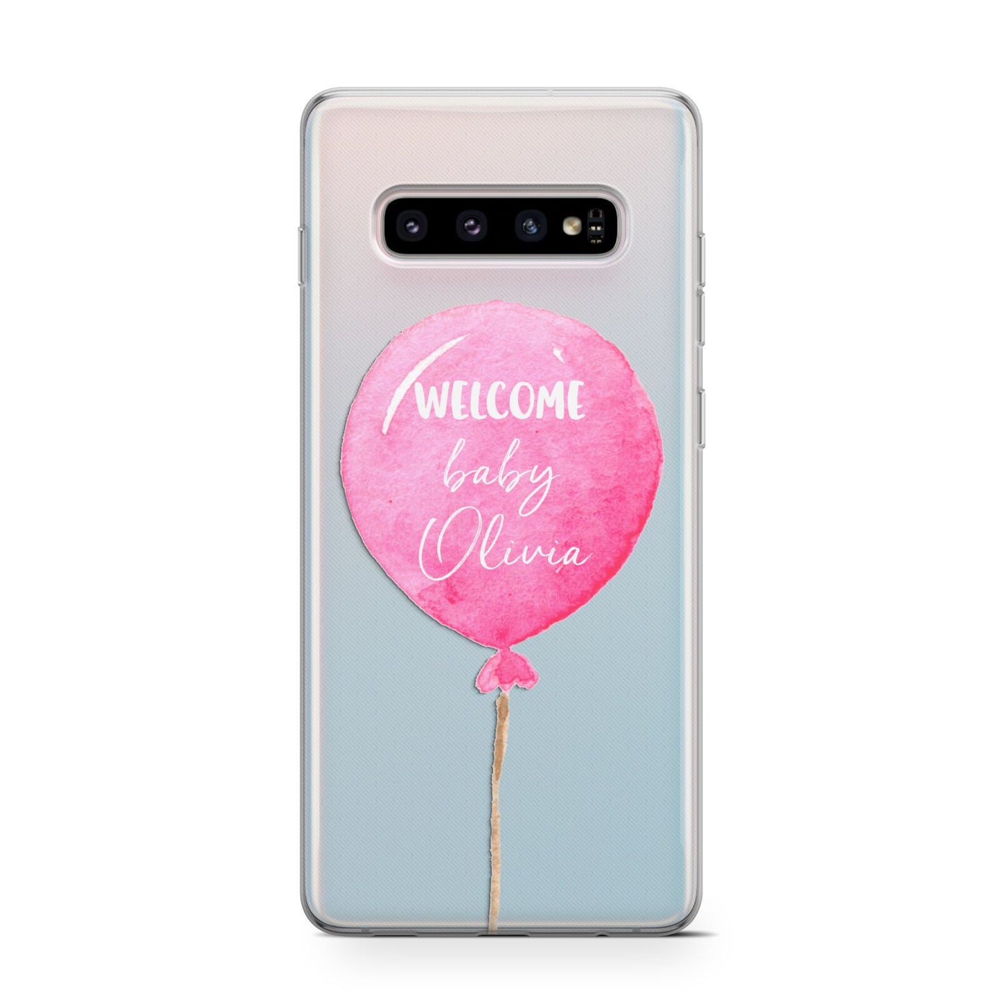 Welcome Baby Girl Balloon Protective Samsung Galaxy Case