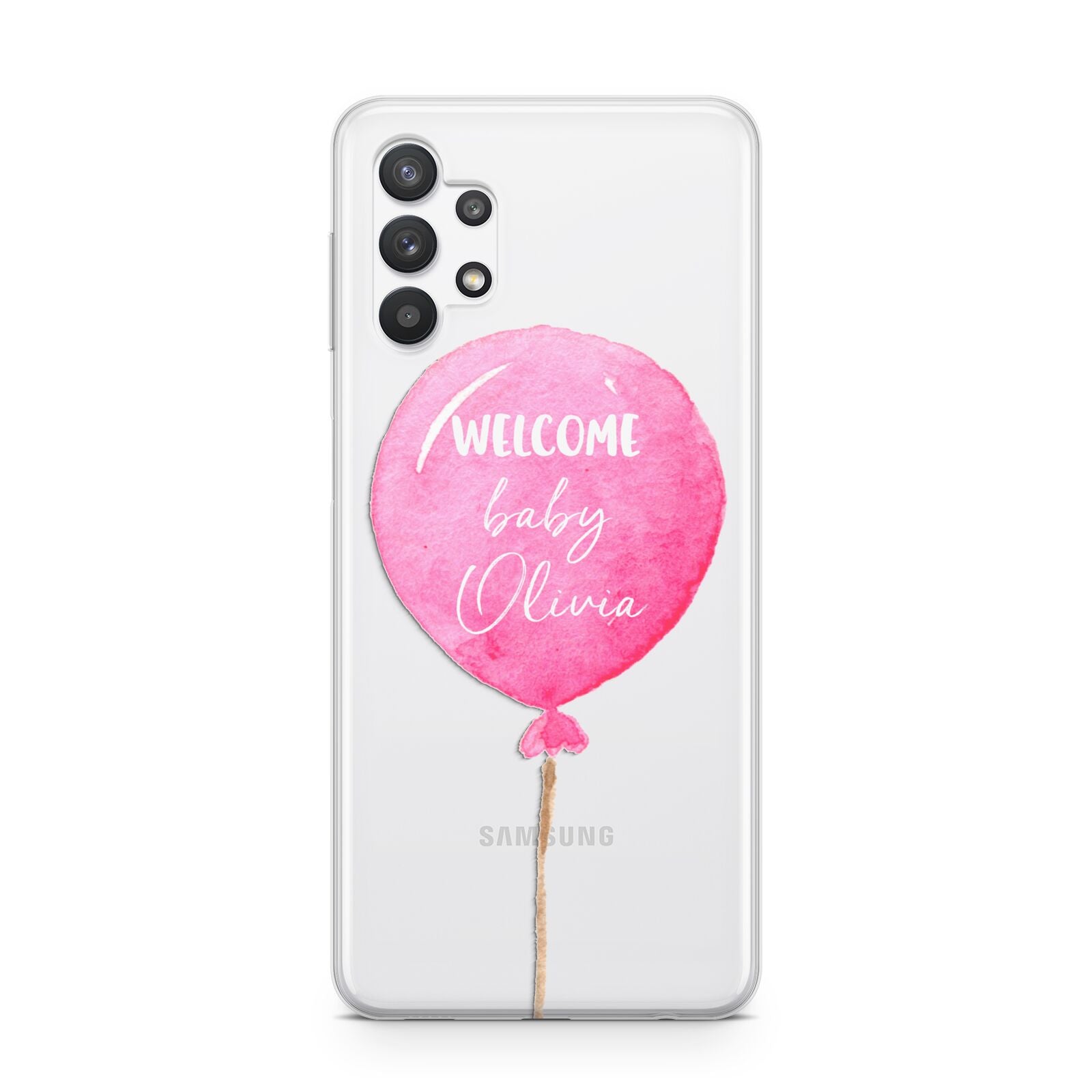 Welcome Baby Girl Balloon Samsung A32 5G Case