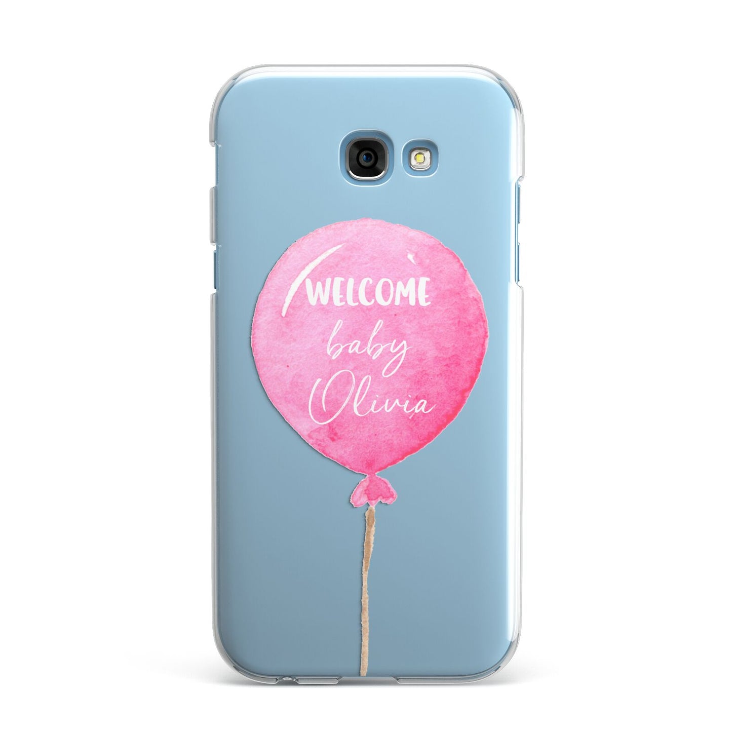 Welcome Baby Girl Balloon Samsung Galaxy A7 2017 Case