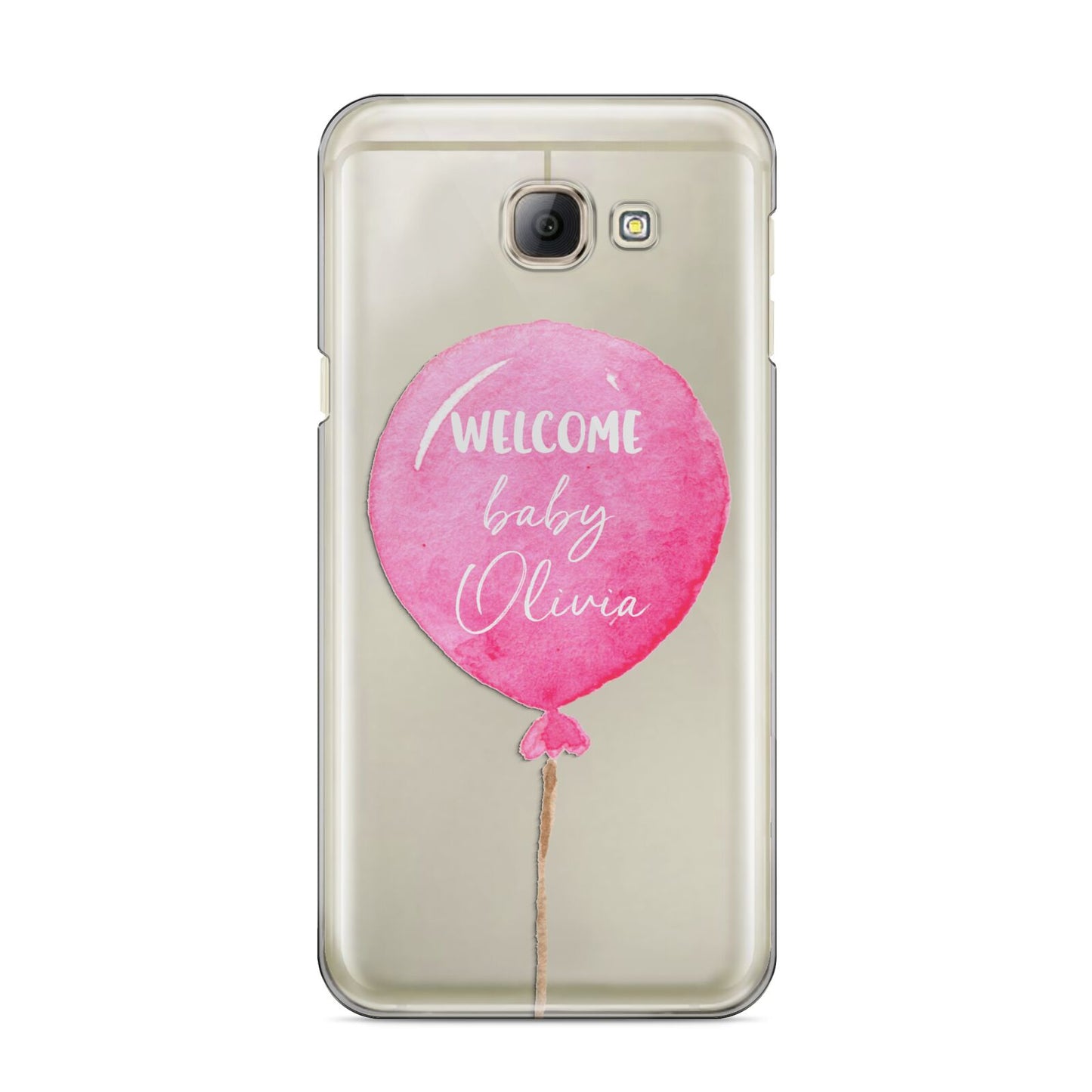 Welcome Baby Girl Balloon Samsung Galaxy A8 2016 Case