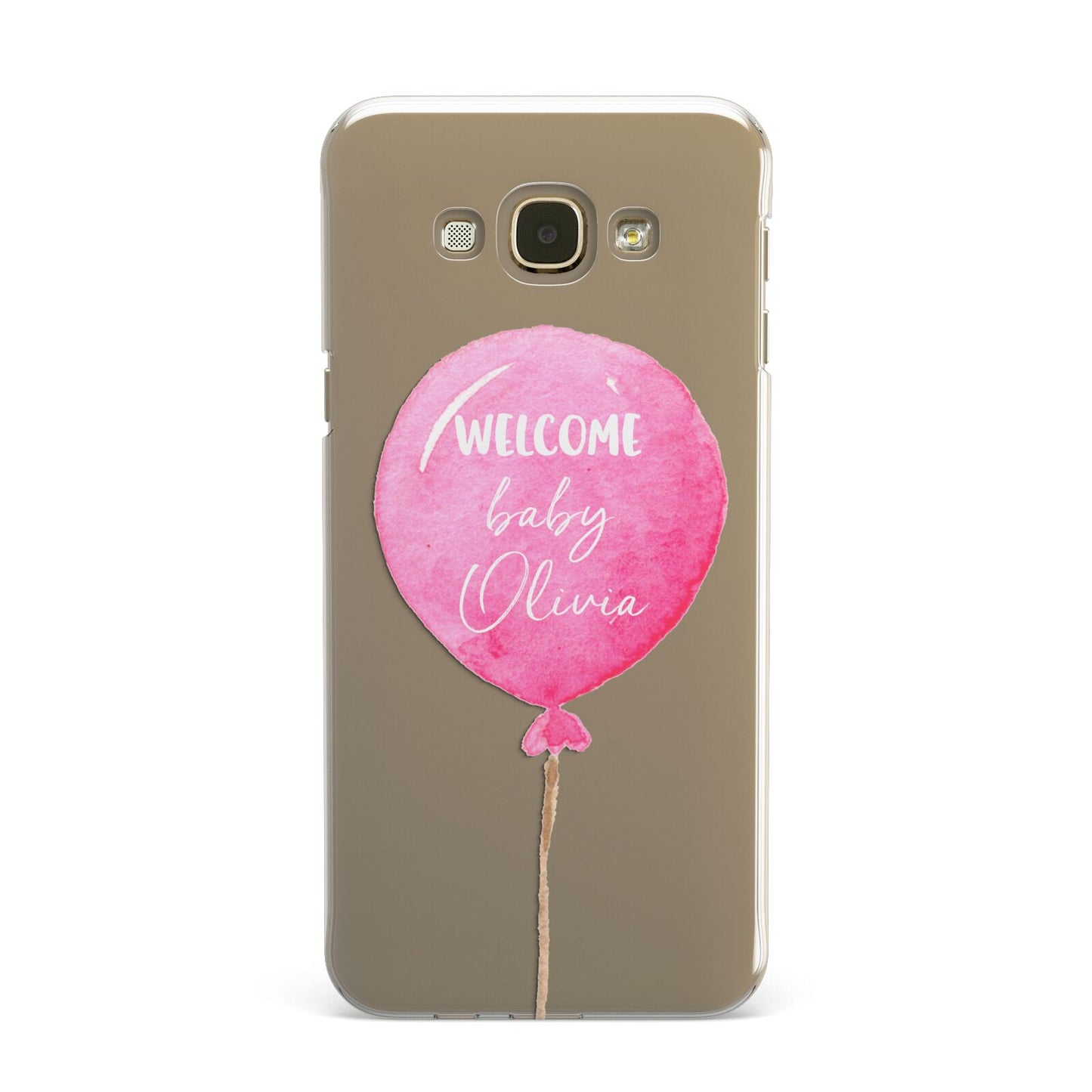 Welcome Baby Girl Balloon Samsung Galaxy A8 Case