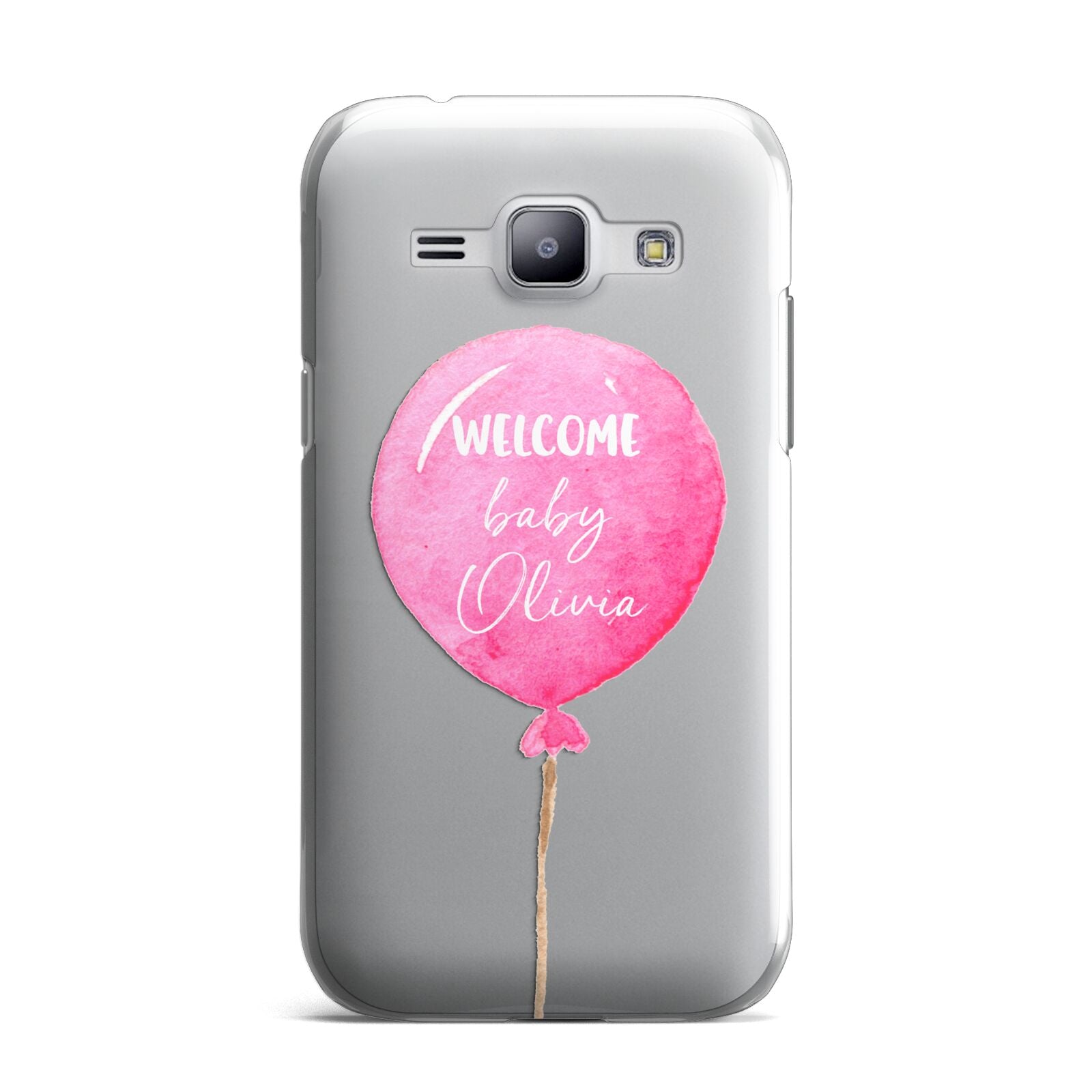 Welcome Baby Girl Balloon Samsung Galaxy J1 2015 Case