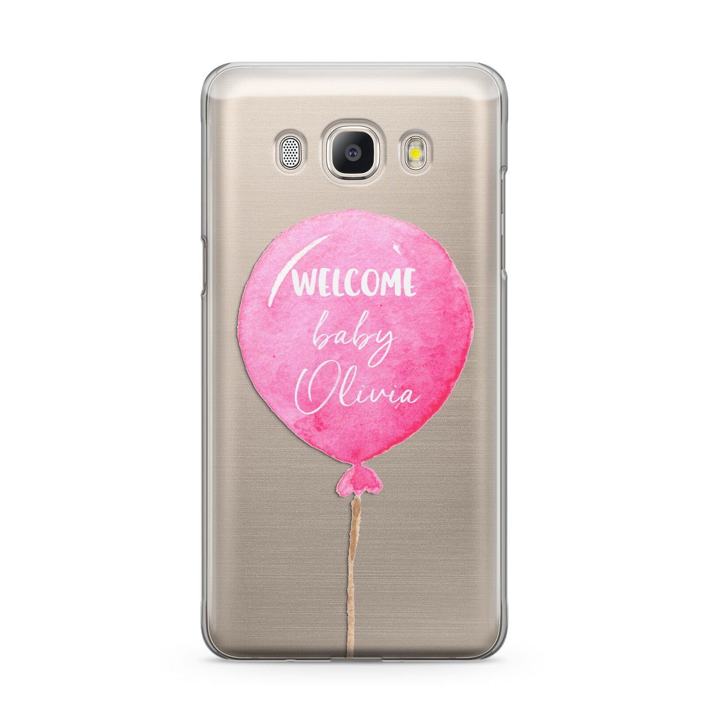 Welcome Baby Girl Balloon Samsung Galaxy J5 2016 Case