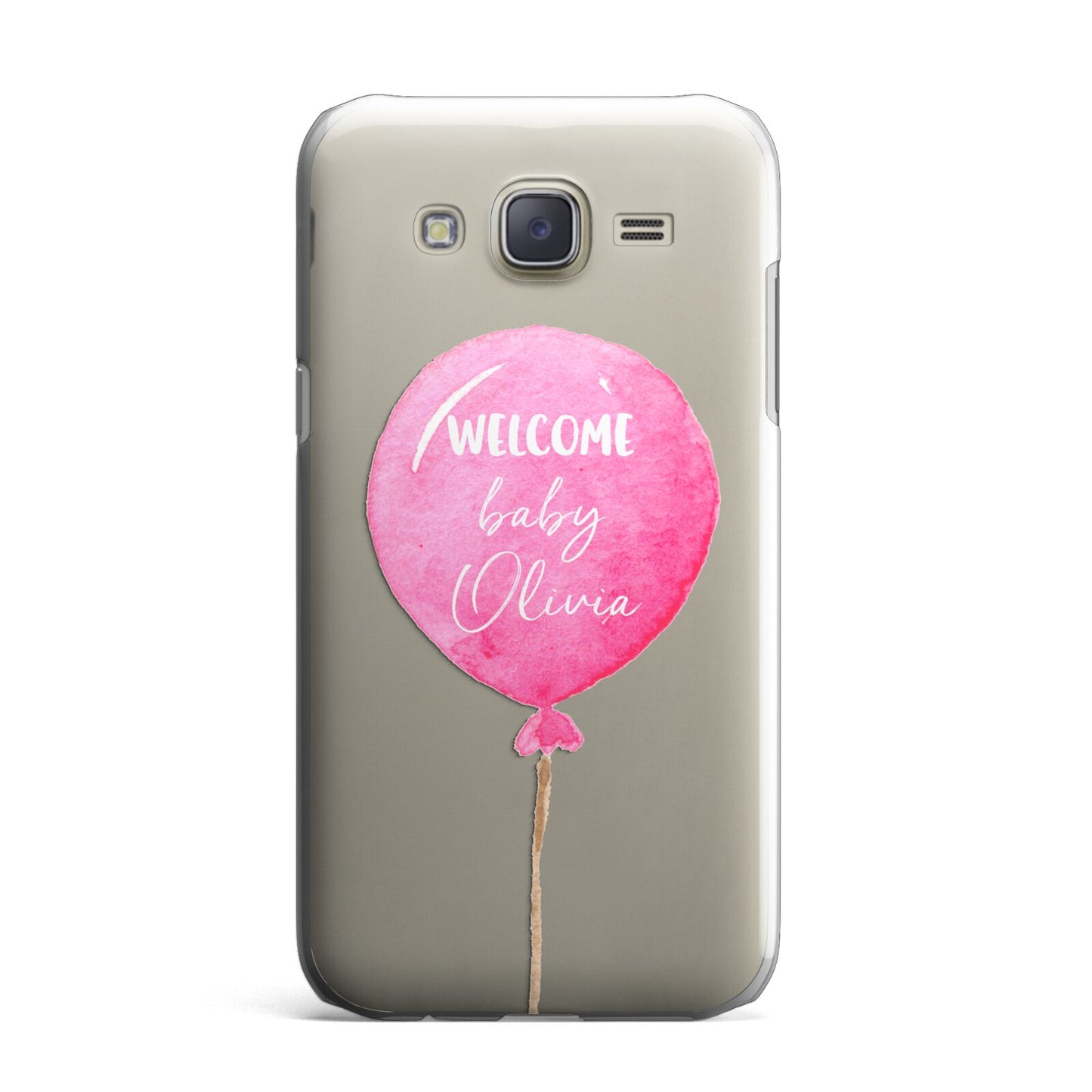 Welcome Baby Girl Balloon Samsung Galaxy J7 Case