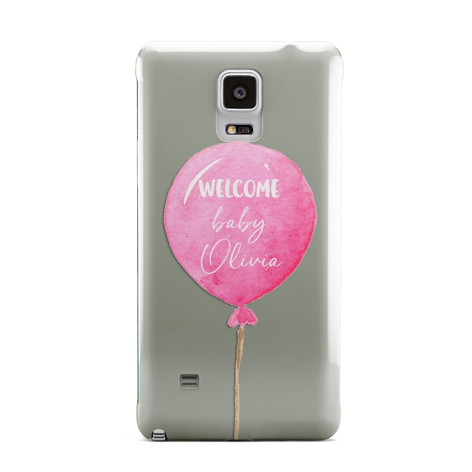 Welcome Baby Girl Balloon Samsung Galaxy Note 4 Case