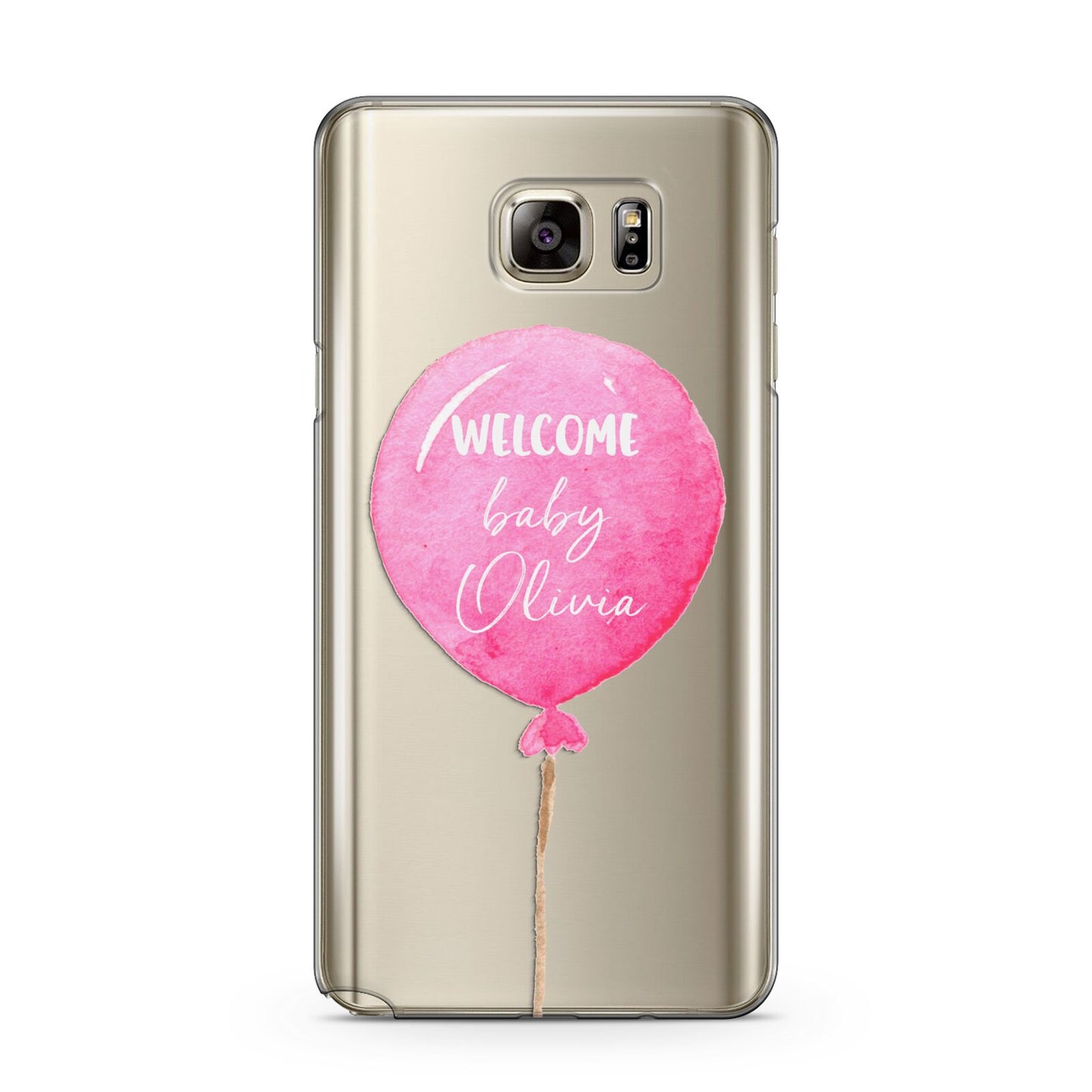 Welcome Baby Girl Balloon Samsung Galaxy Note 5 Case