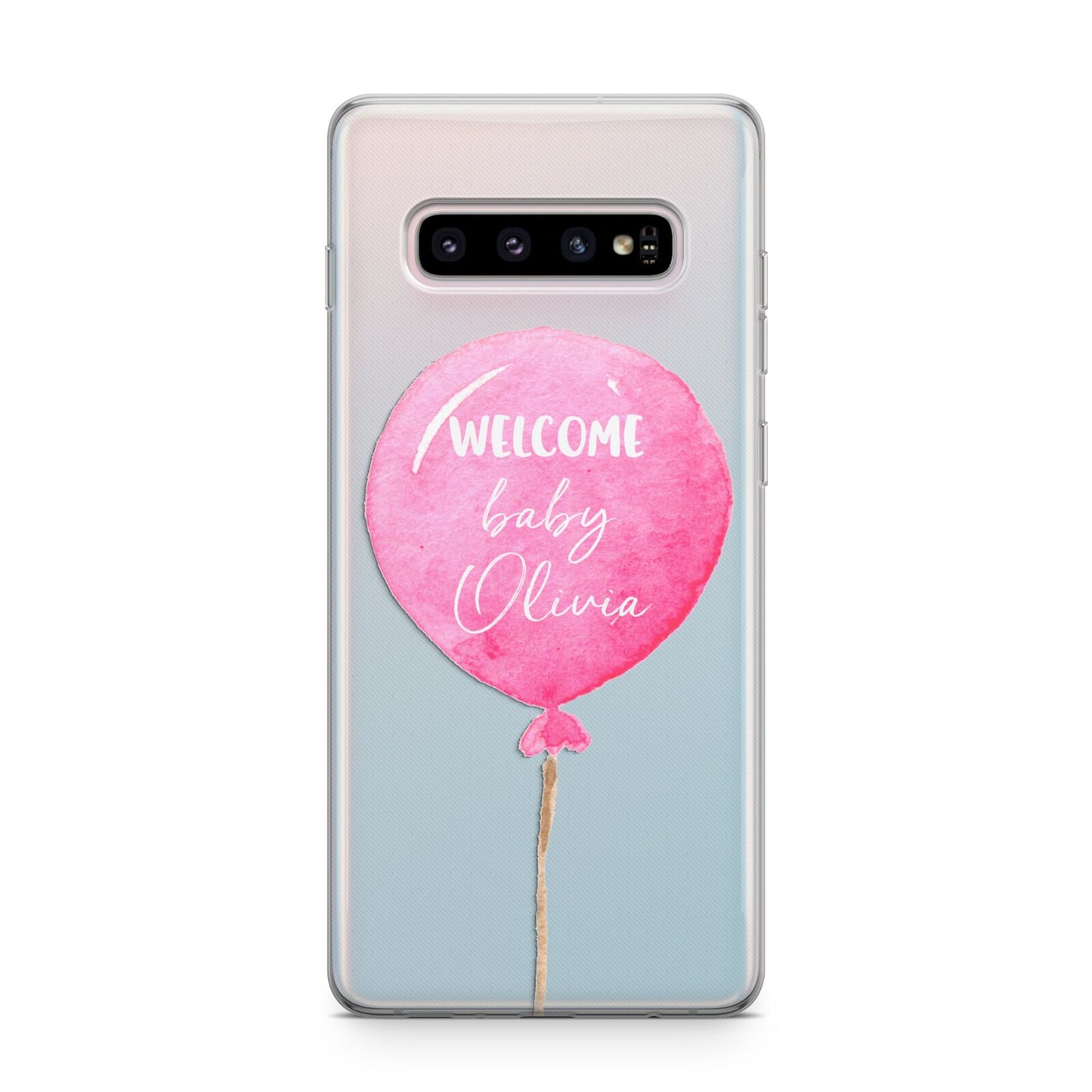 Welcome Baby Girl Balloon Samsung Galaxy S10 Plus Case