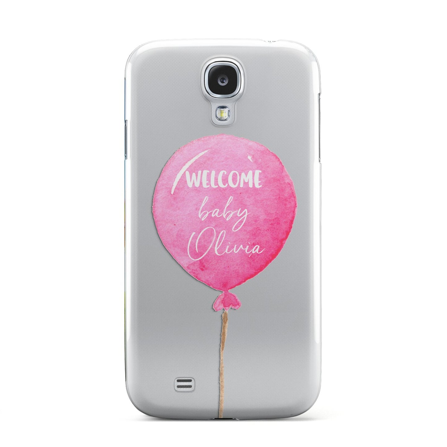 Welcome Baby Girl Balloon Samsung Galaxy S4 Case