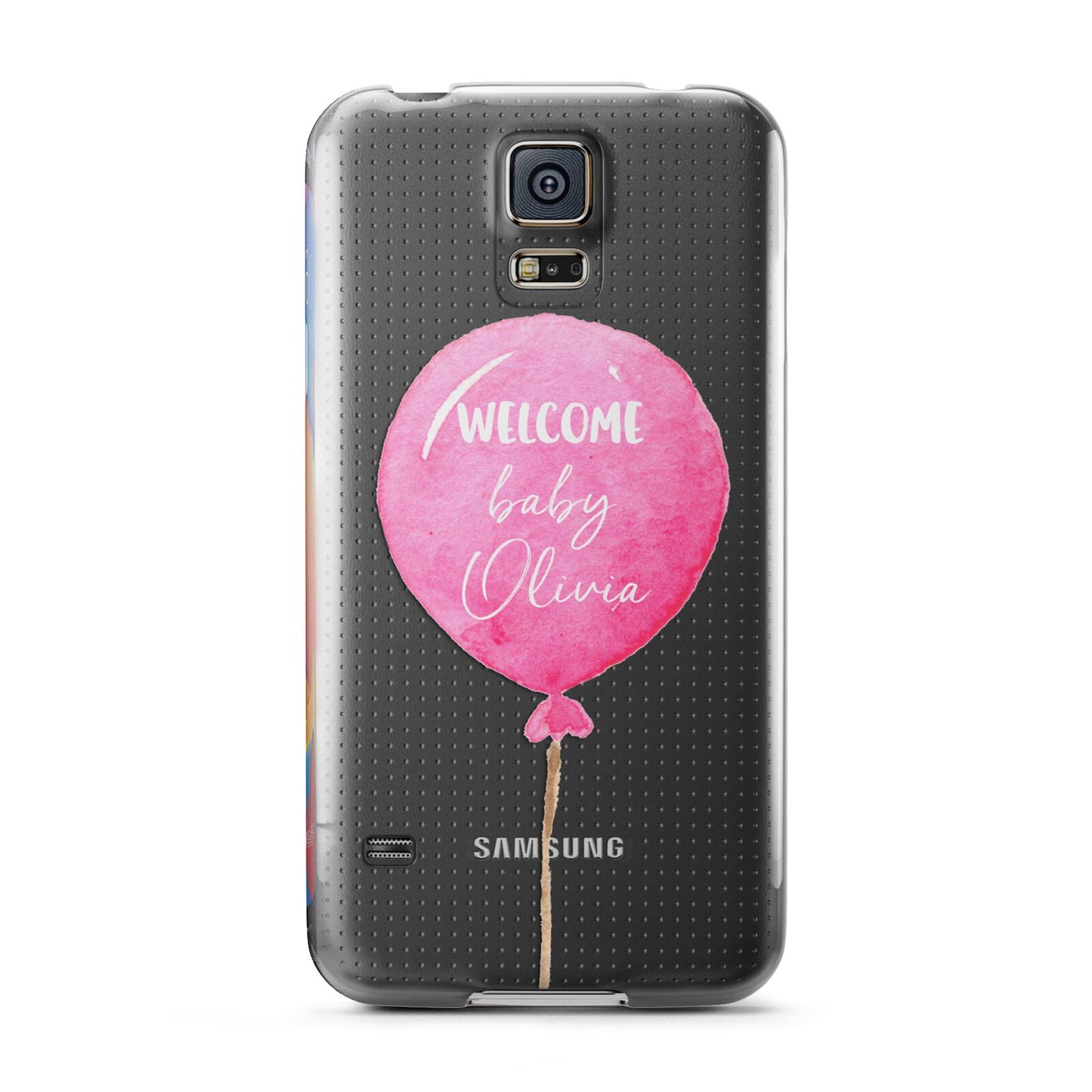 Welcome Baby Girl Balloon Samsung Galaxy S5 Case