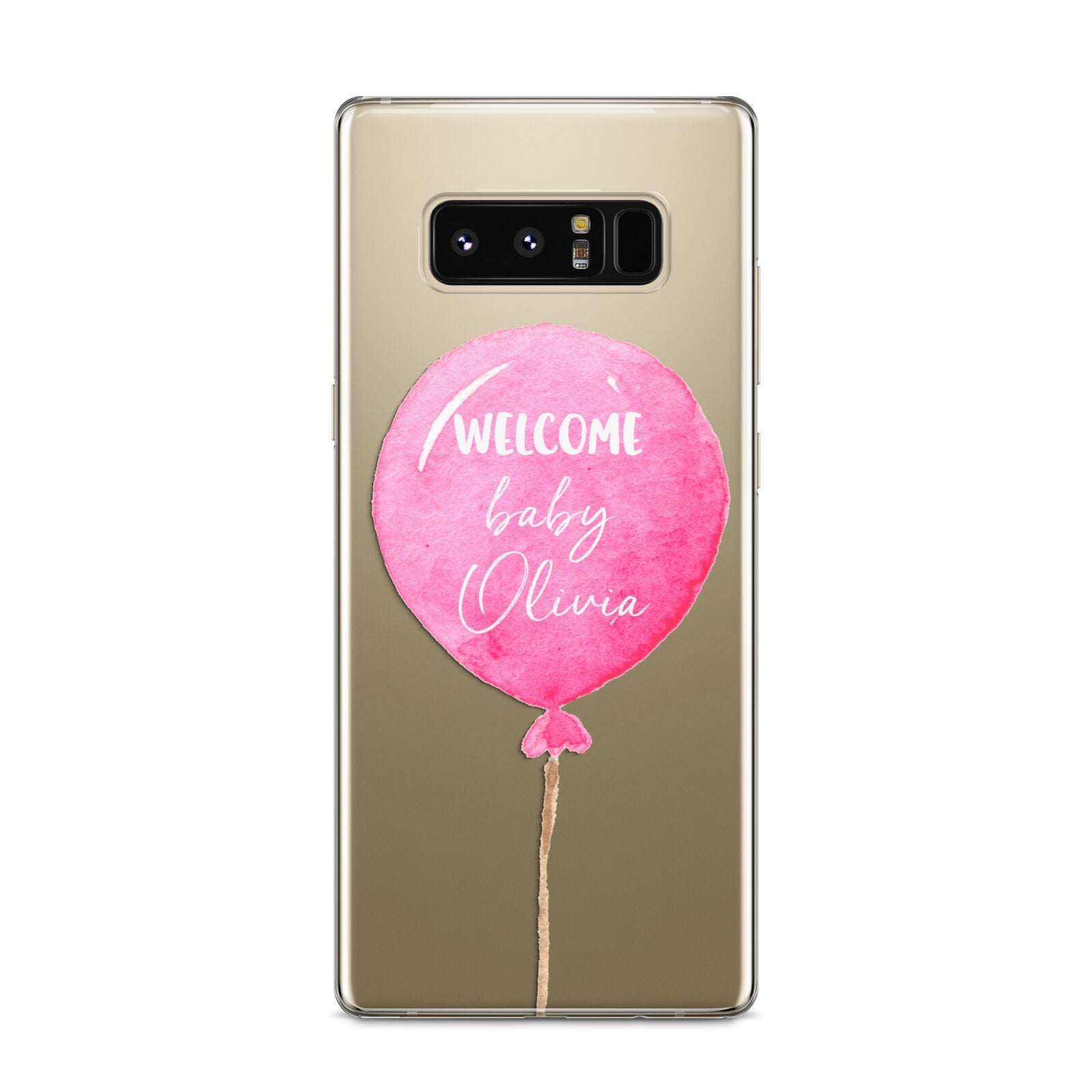 Welcome Baby Girl Balloon Samsung Galaxy S8 Case