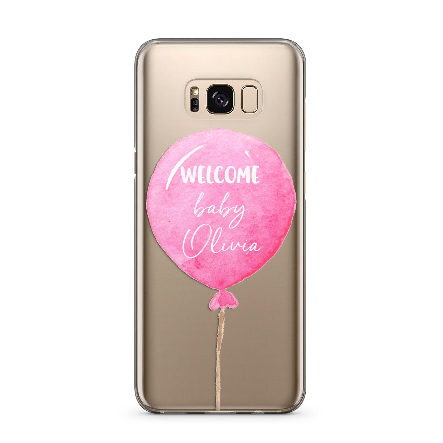 Welcome Baby Girl Balloon Samsung Galaxy S8 Plus Case