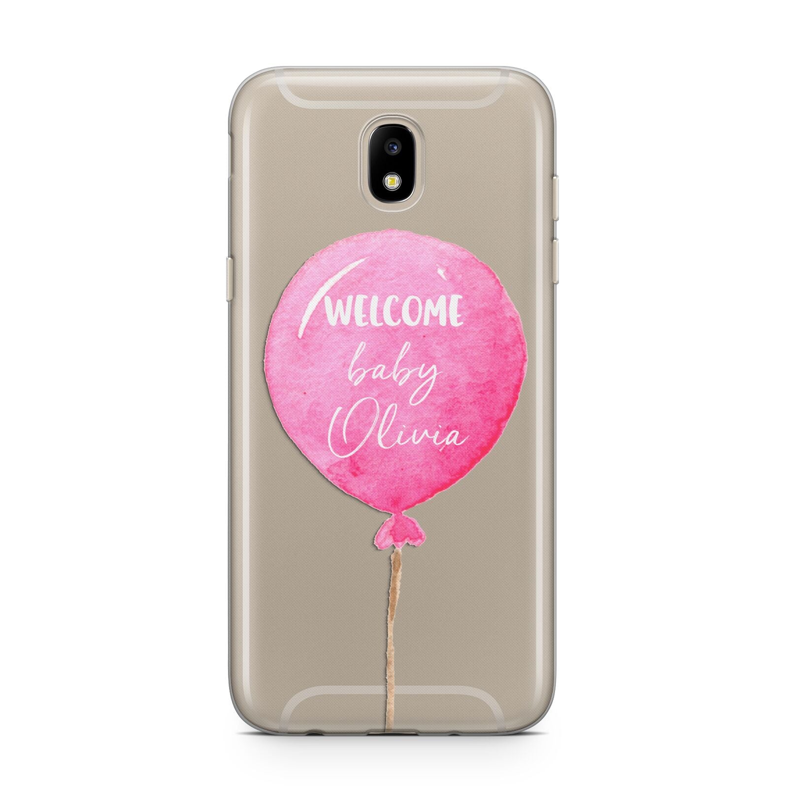 Welcome Baby Girl Balloon Samsung J5 2017 Case