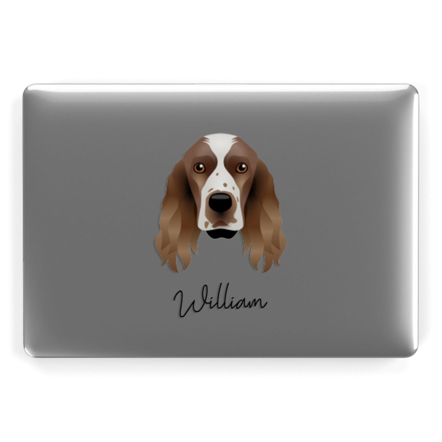 Welsh Springer Spaniel Personalised Apple MacBook Case