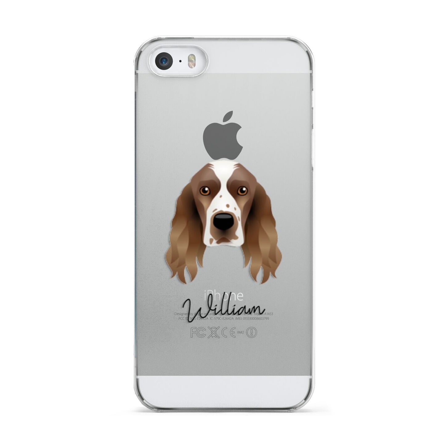 Welsh Springer Spaniel Personalised Apple iPhone 5 Case