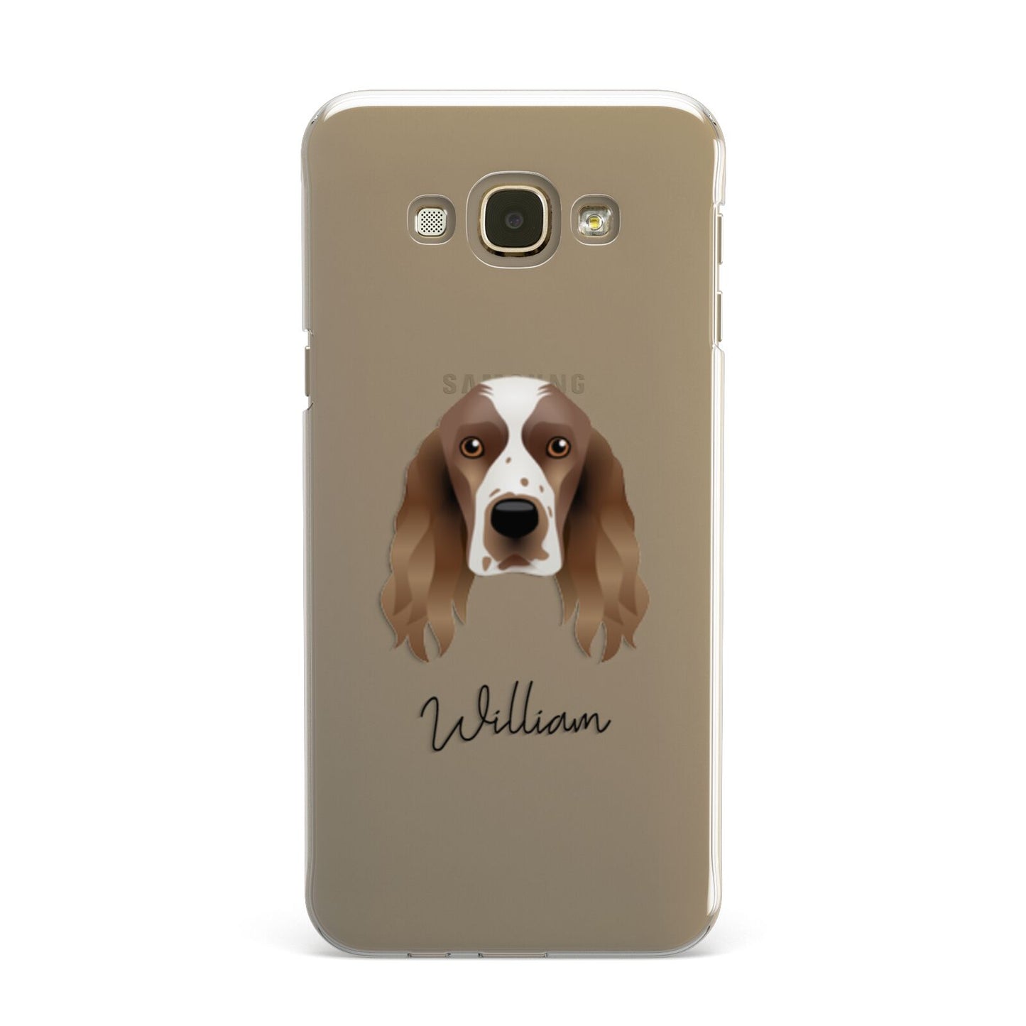 Welsh Springer Spaniel Personalised Samsung Galaxy A8 Case
