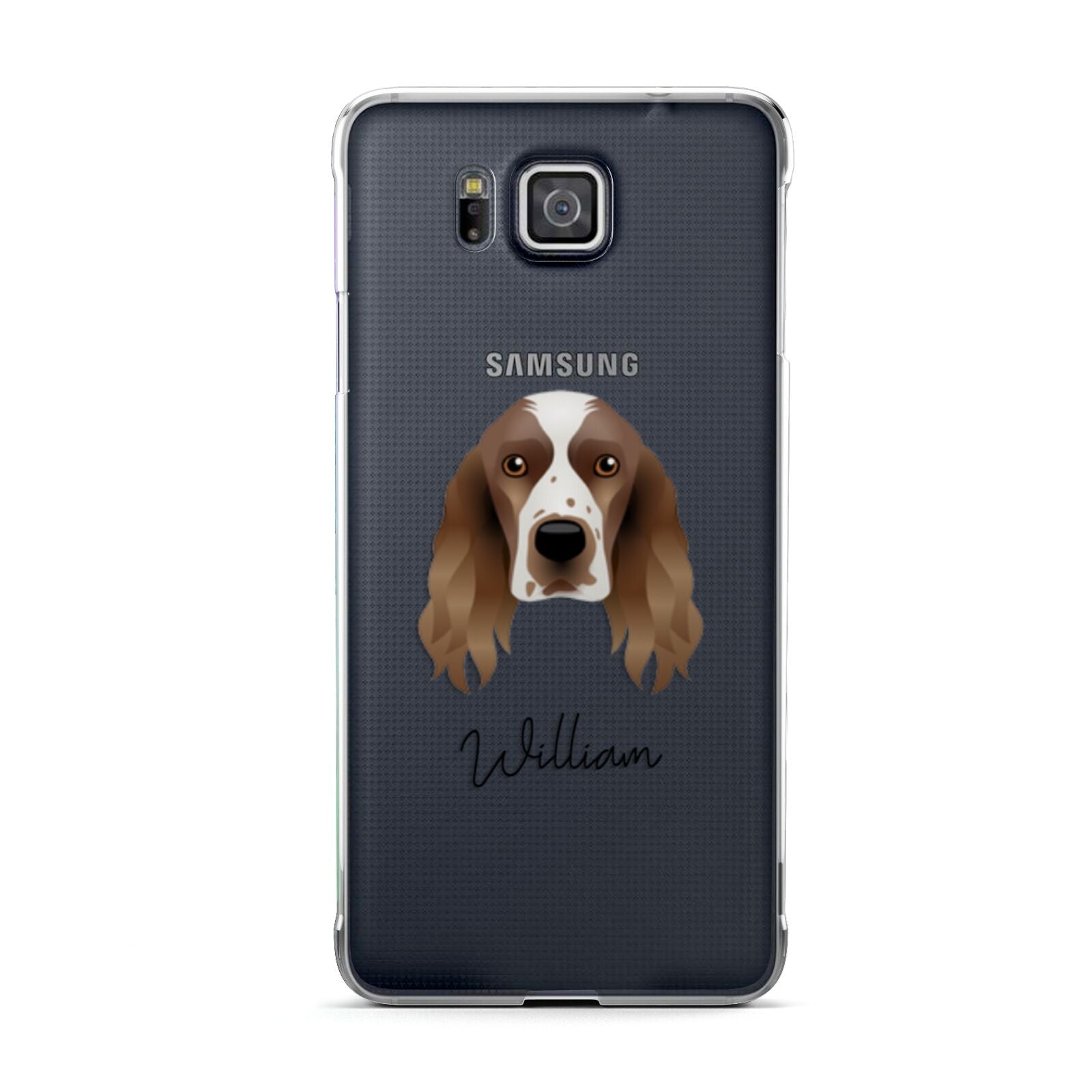 Welsh Springer Spaniel Personalised Samsung Galaxy Alpha Case