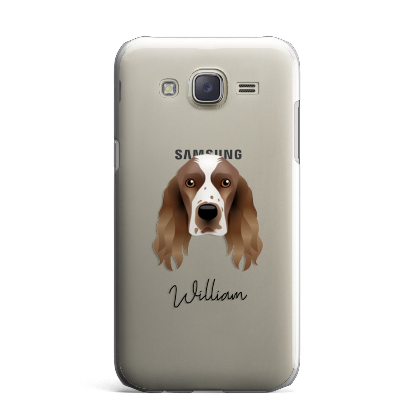 Welsh Springer Spaniel Personalised Samsung Galaxy J7 Case