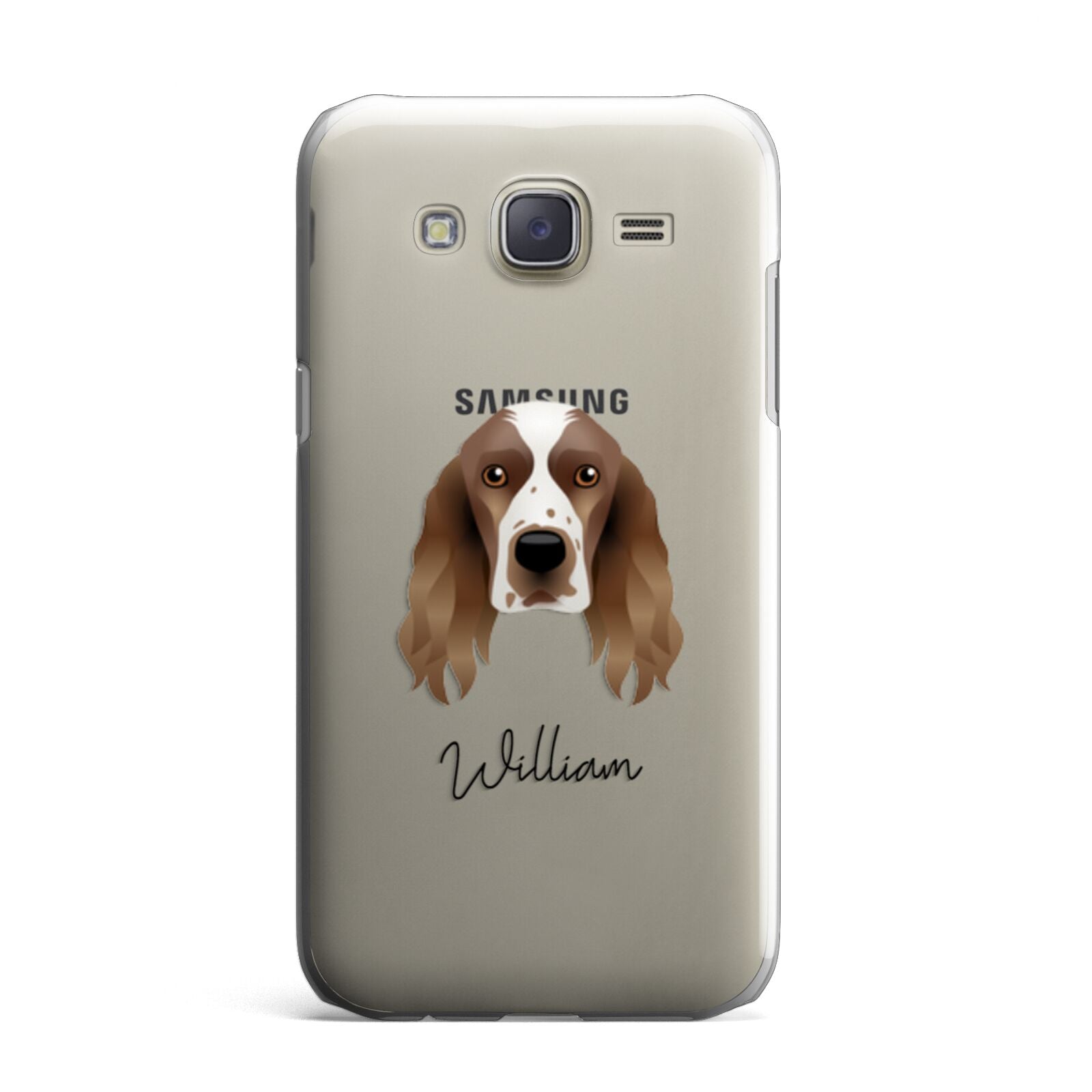 Welsh Springer Spaniel Personalised Samsung Galaxy J7 Case