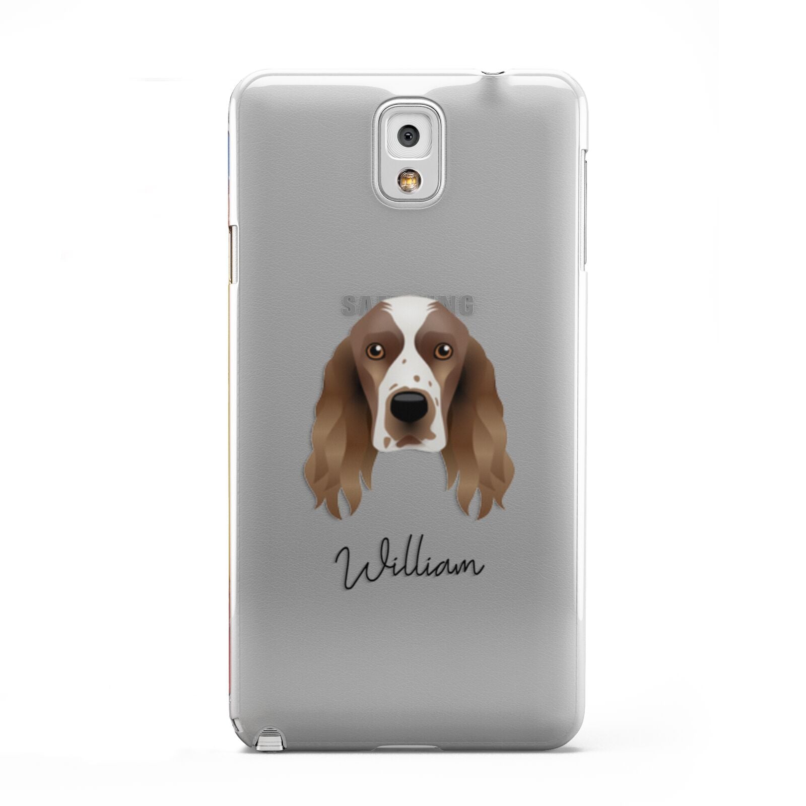 Welsh Springer Spaniel Personalised Samsung Galaxy Note 3 Case