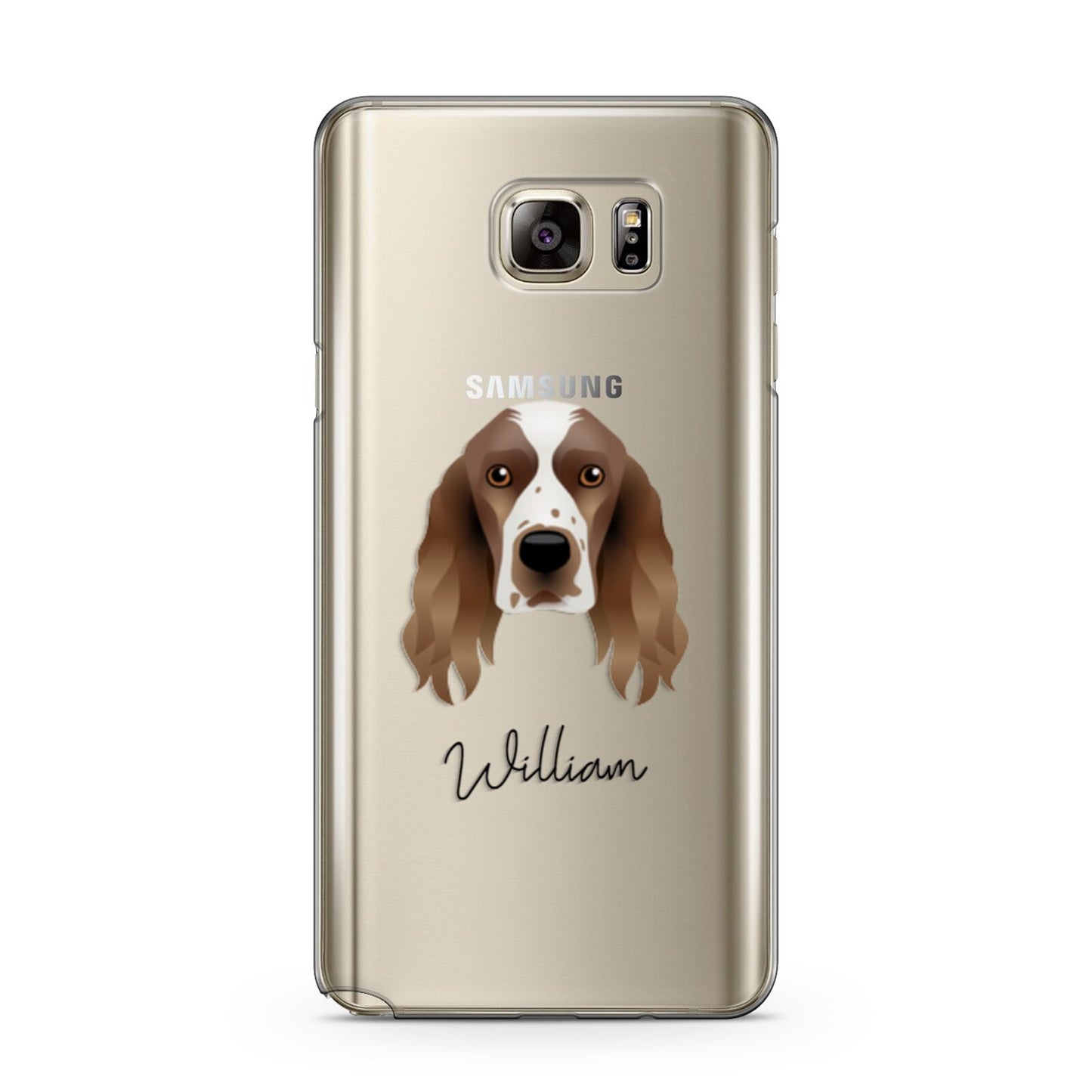 Welsh Springer Spaniel Personalised Samsung Galaxy Note 5 Case
