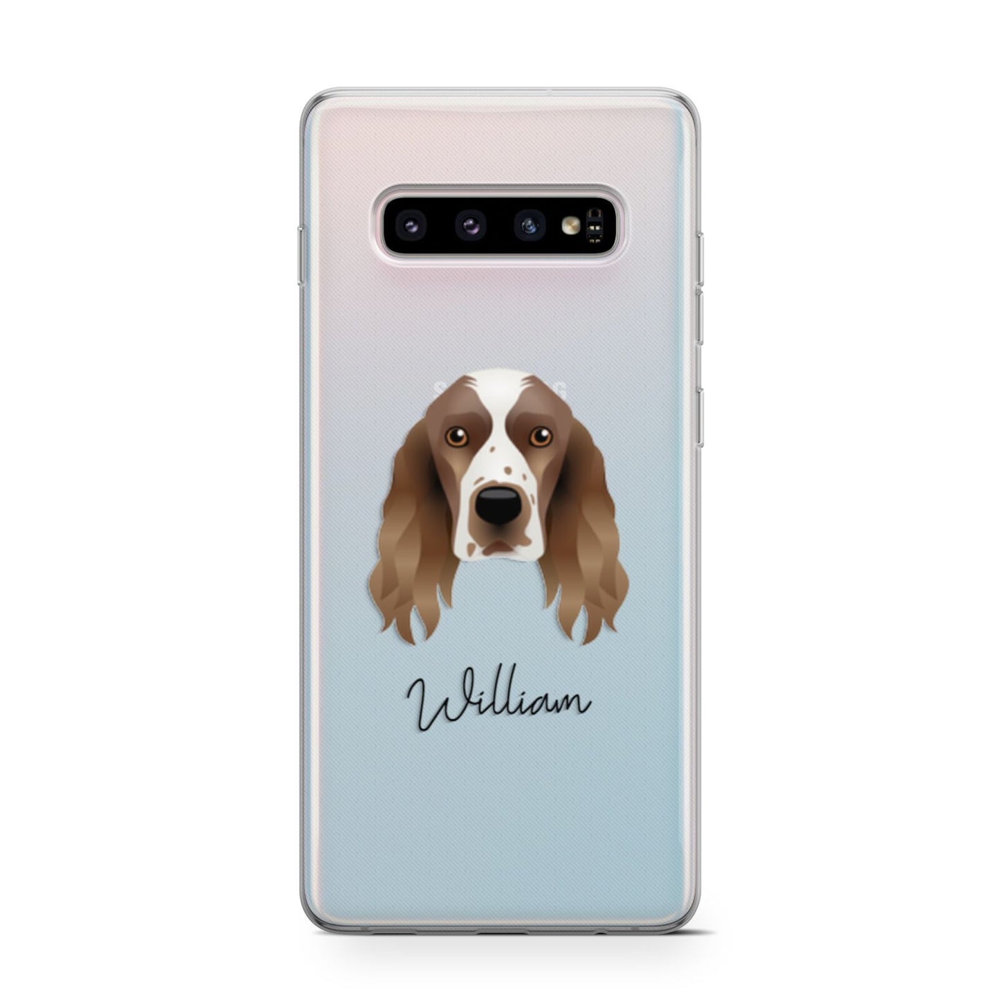 Welsh Springer Spaniel Personalised Samsung Galaxy S10 Case