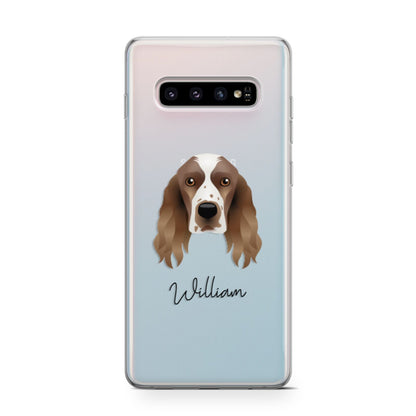 Welsh Springer Spaniel Personalised Samsung Galaxy S10 Case