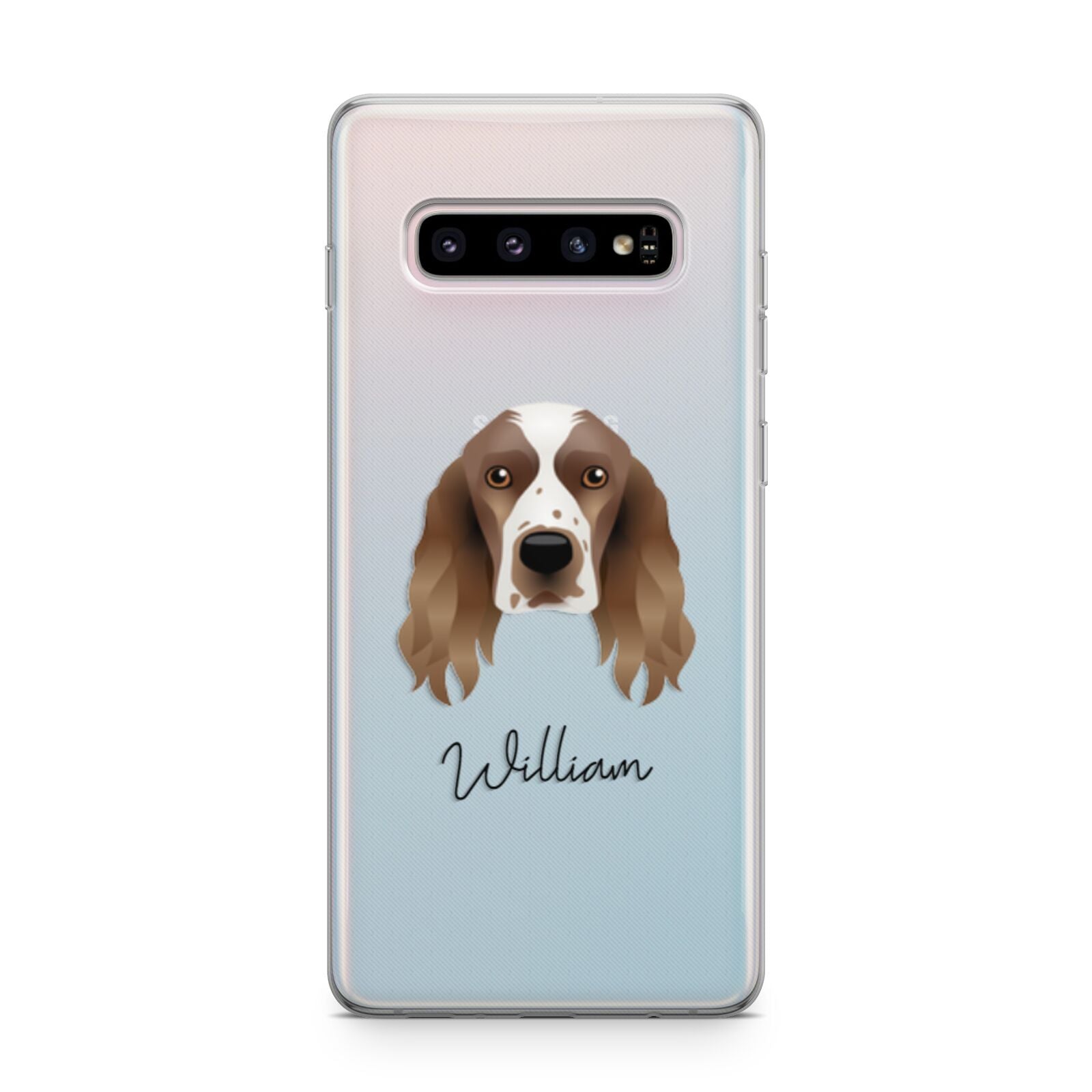 Welsh Springer Spaniel Personalised Samsung Galaxy S10 Plus Case