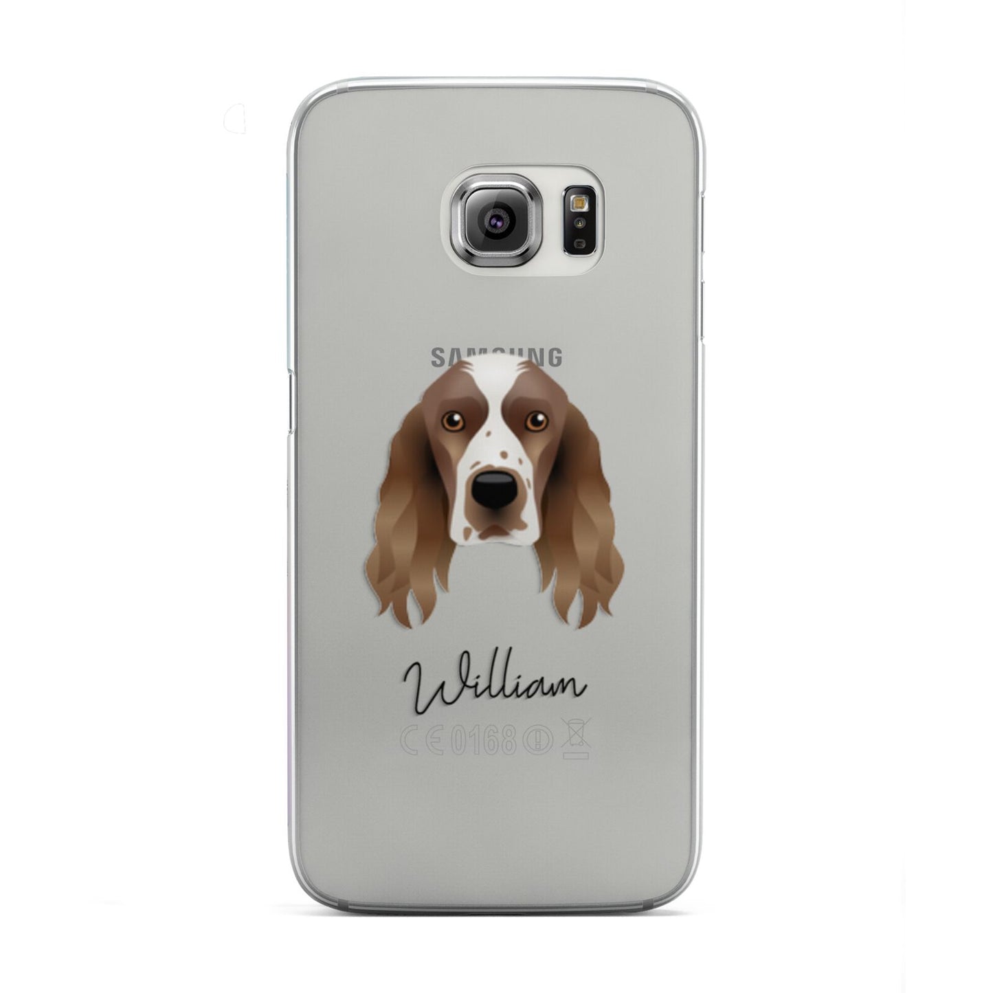 Welsh Springer Spaniel Personalised Samsung Galaxy S6 Edge Case