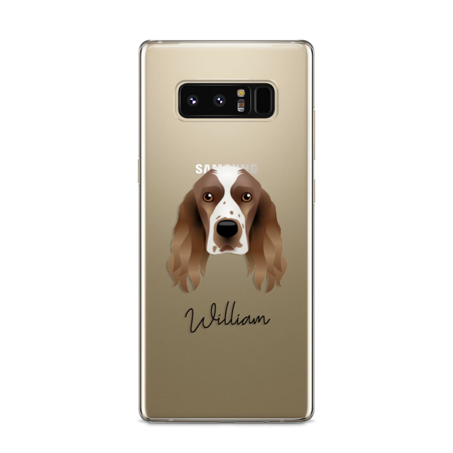 Welsh Springer Spaniel Personalised Samsung Galaxy S8 Case