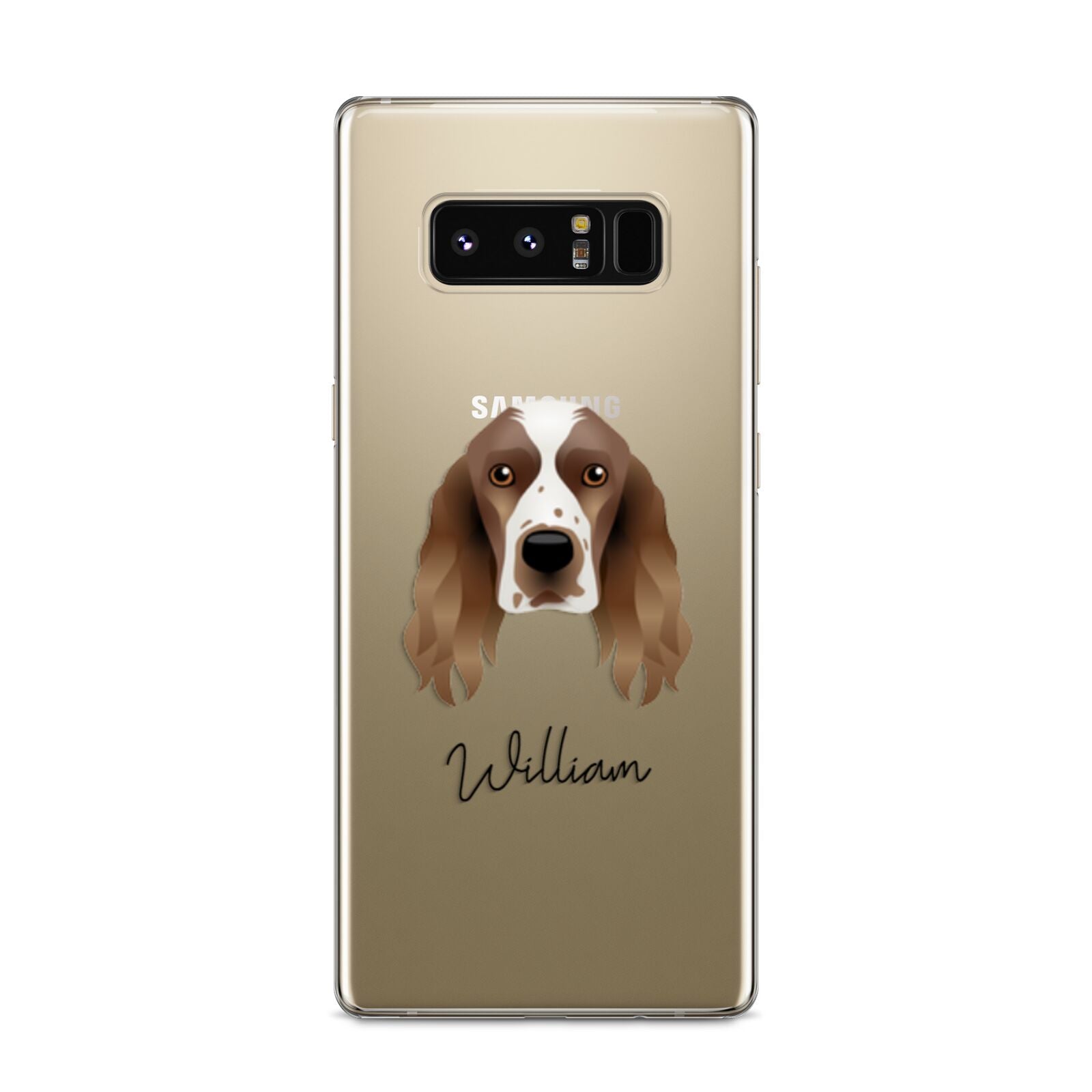 Welsh Springer Spaniel Personalised Samsung Galaxy S8 Case