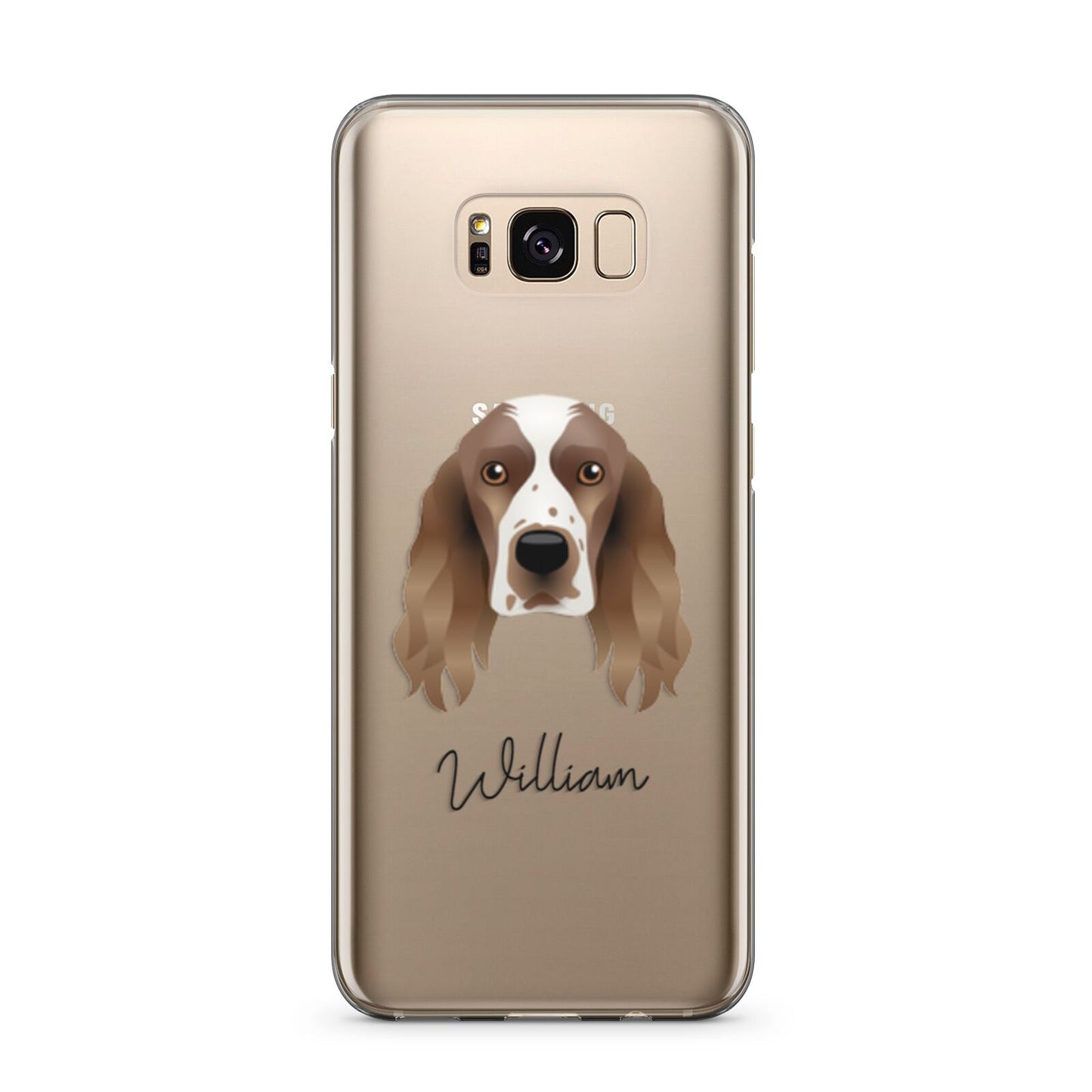 Welsh Springer Spaniel Personalised Samsung Galaxy S8 Plus Case