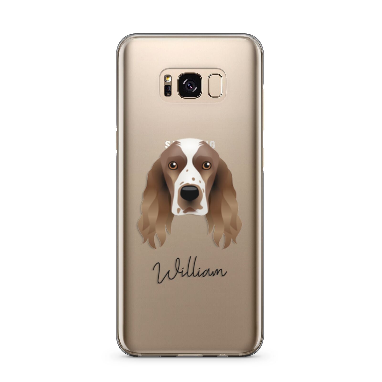 Welsh Springer Spaniel Personalised Samsung Galaxy S8 Plus Case