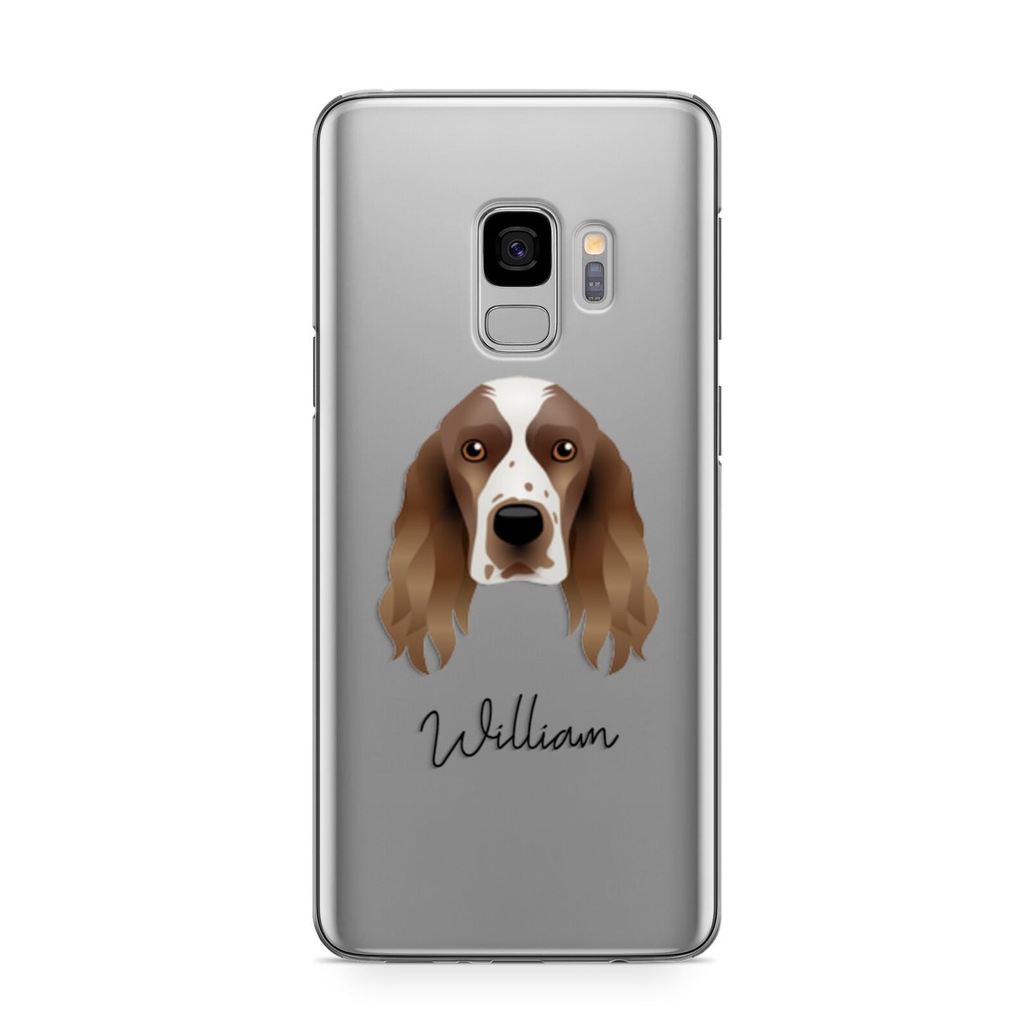 Welsh Springer Spaniel Personalised Samsung Galaxy S9 Case