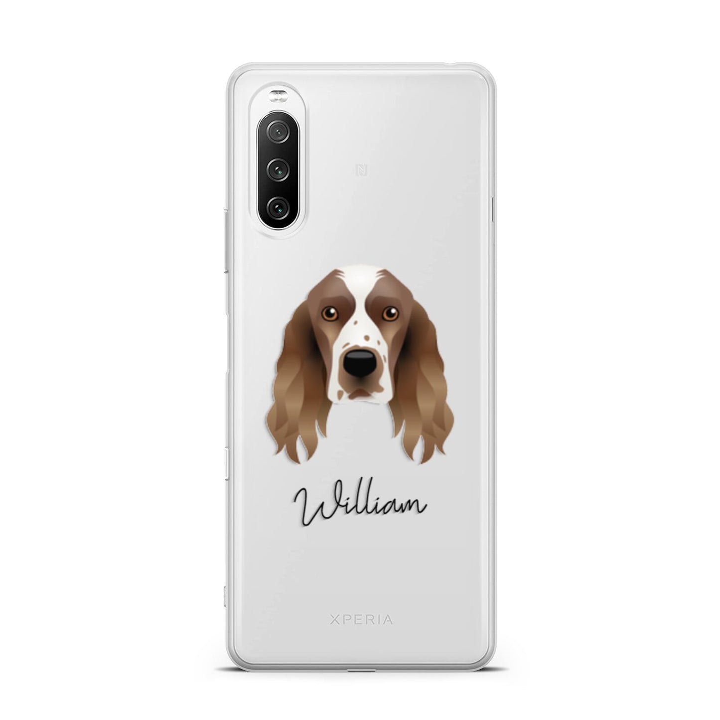 Welsh Springer Spaniel Personalised Sony Xperia 10 III Case