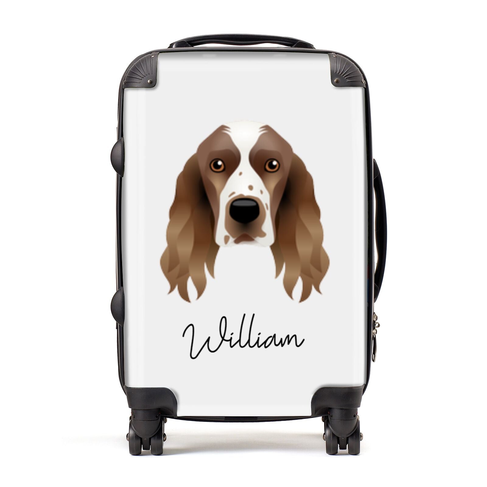 Welsh Springer Spaniel Personalised Suitcase